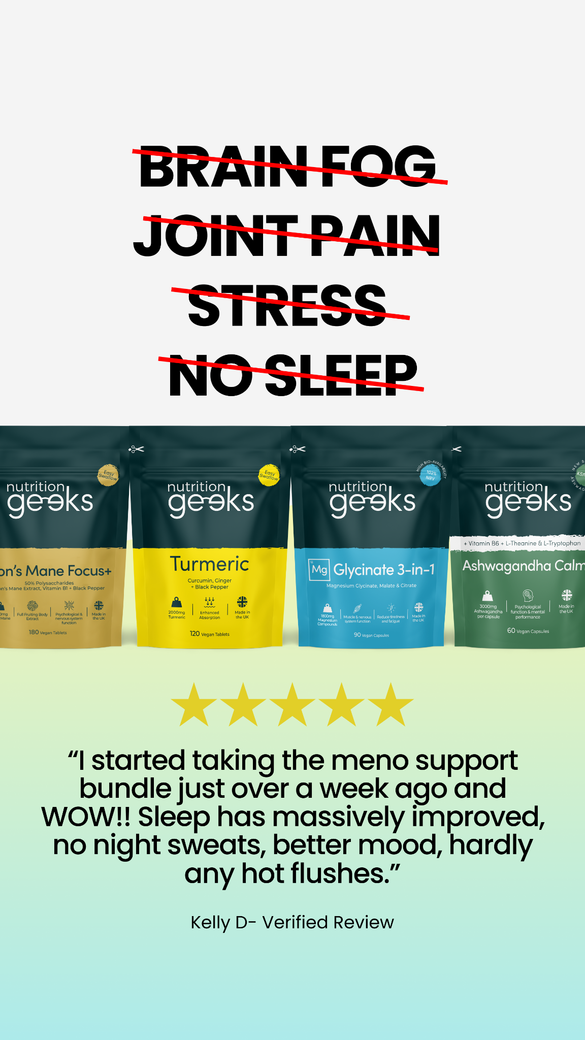 Nutrition Geeks Facebook ad