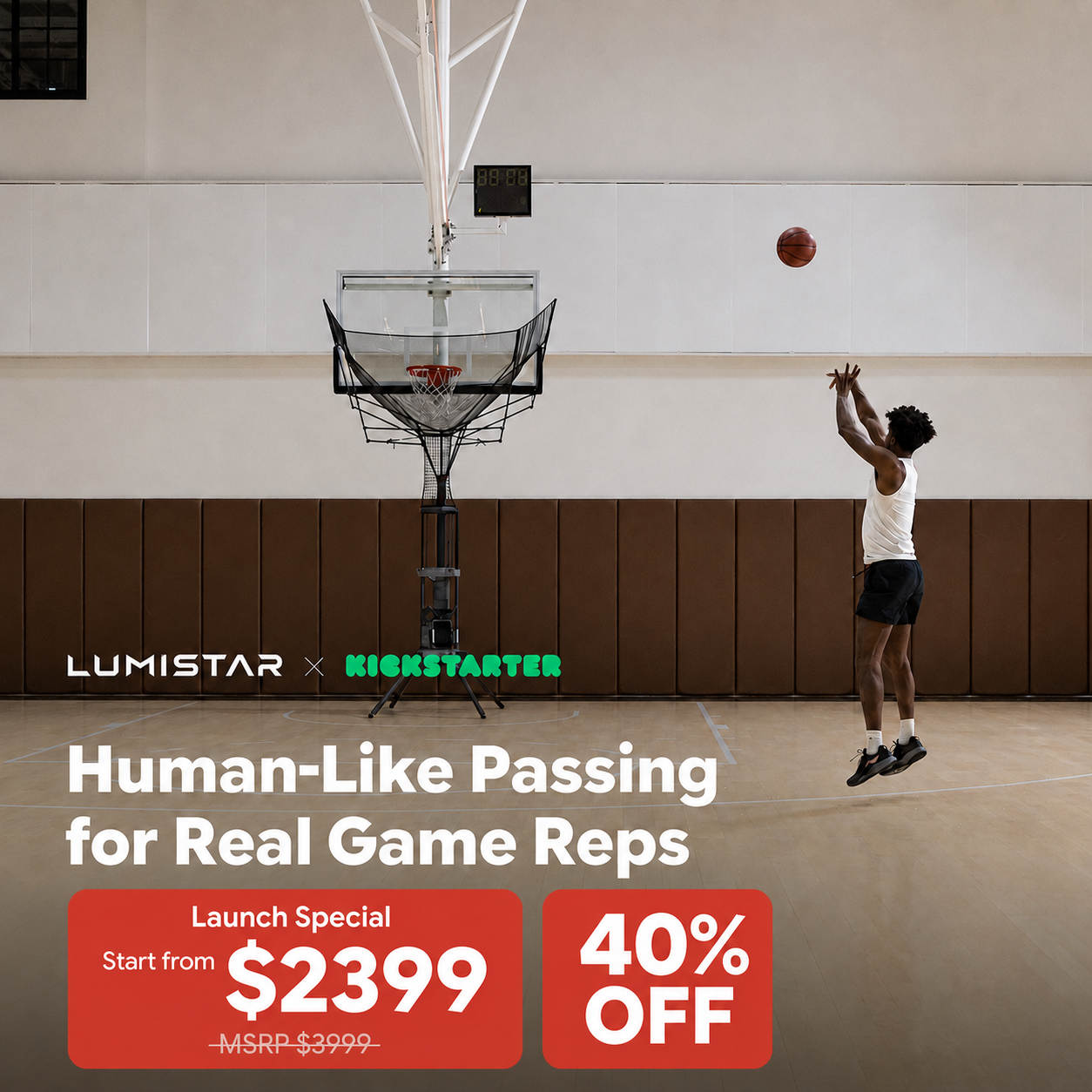 Lumistar Global Facebook ad: Now Live on Kickstarter - Start from $2399, 40% off