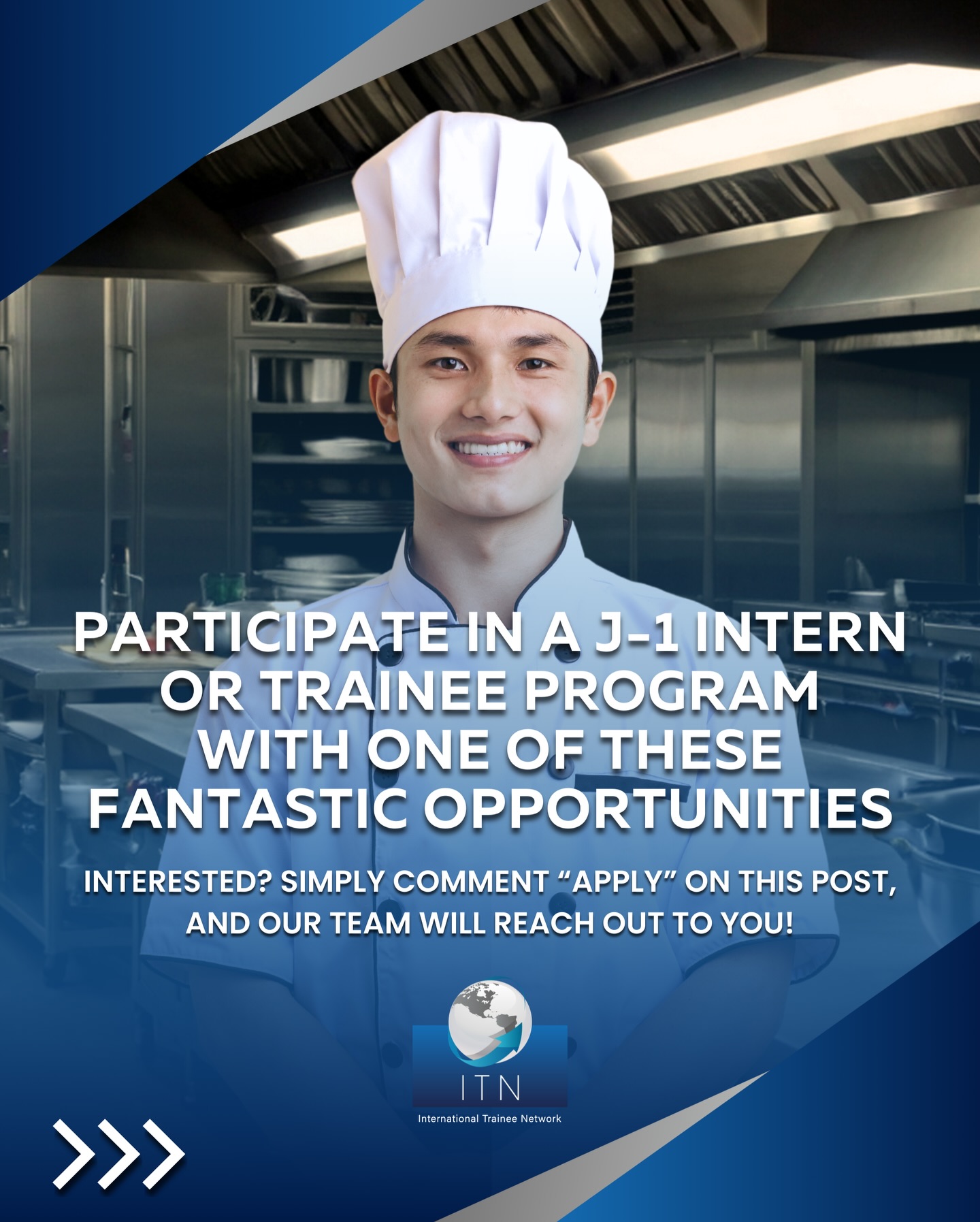 International Trainee Network Facebook ad