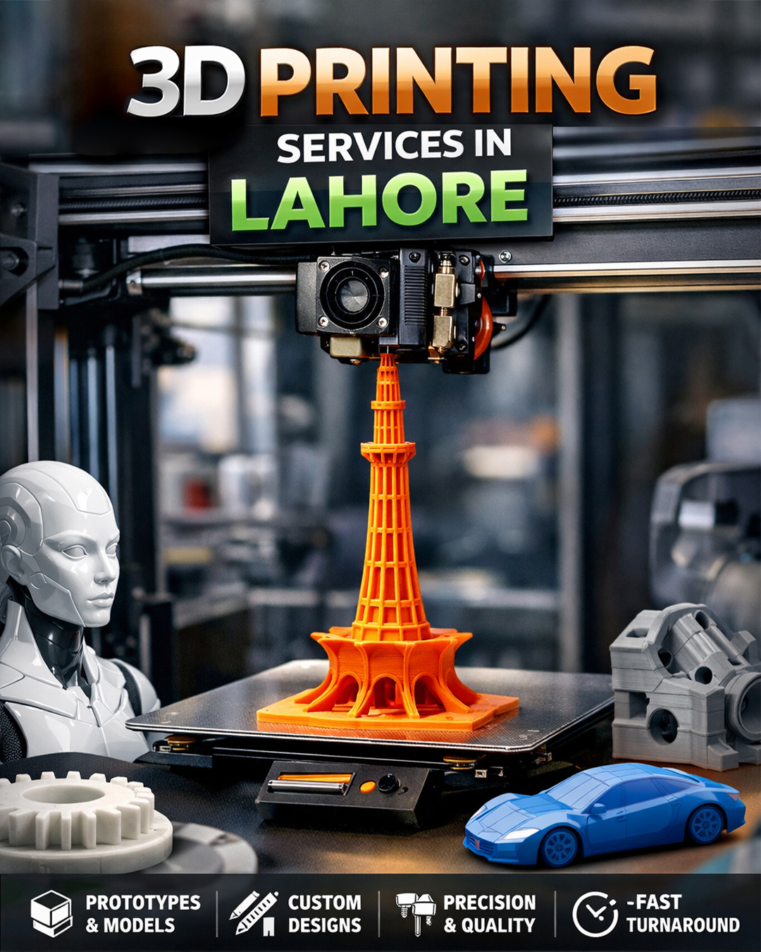 Exact 3D Printing Facebook ad