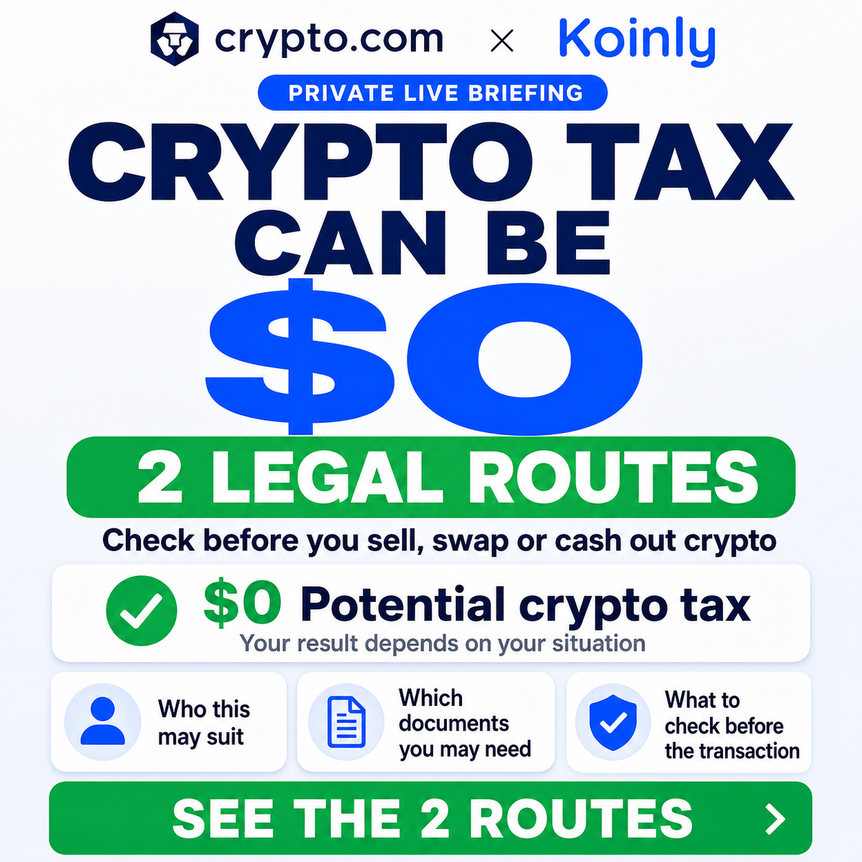 Digital Asset Updates Insider Facebook ad: 2 Legal Routes to a Potential $0 Crypto Tax Outcome