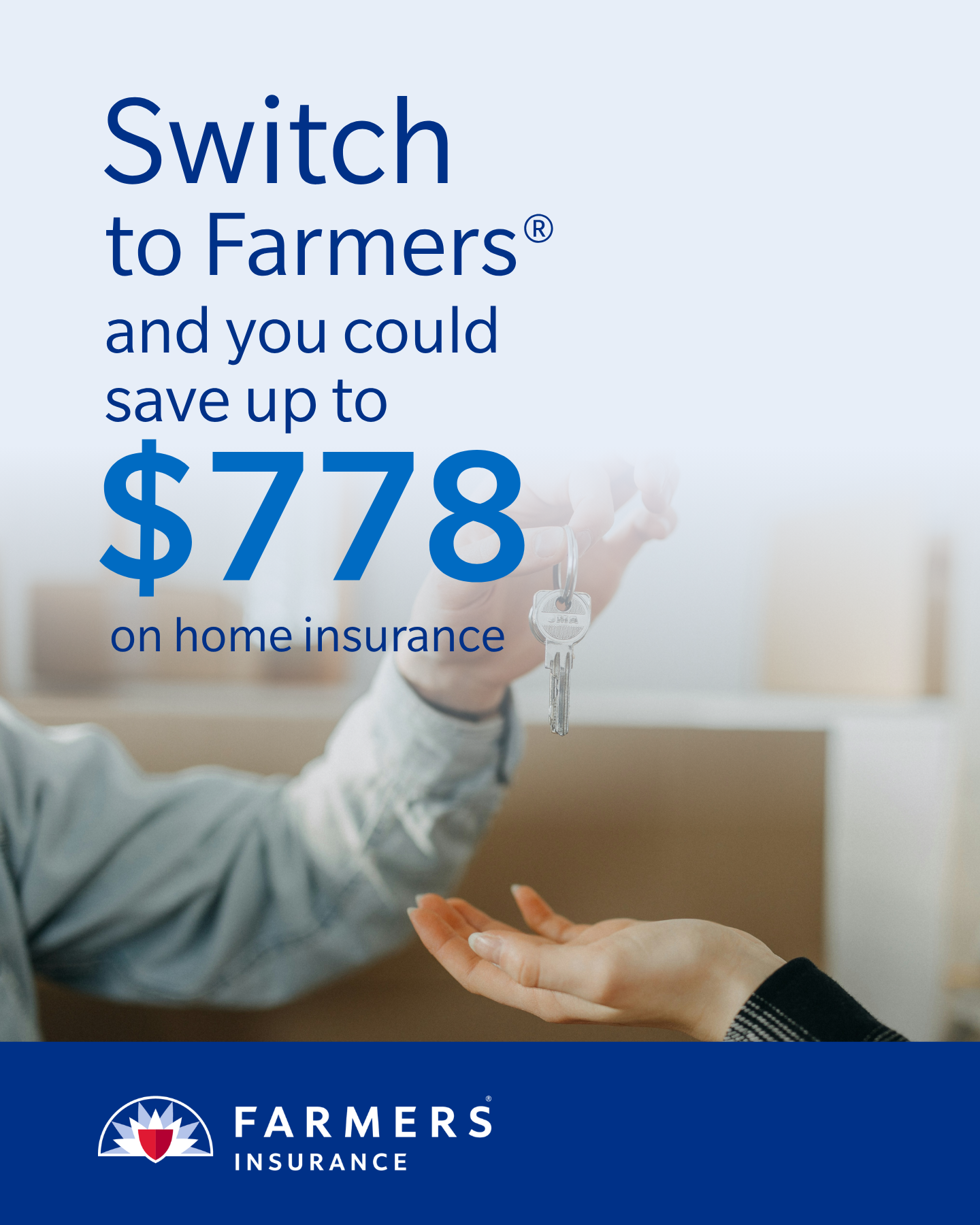 Farmers Insurance Facebook ad