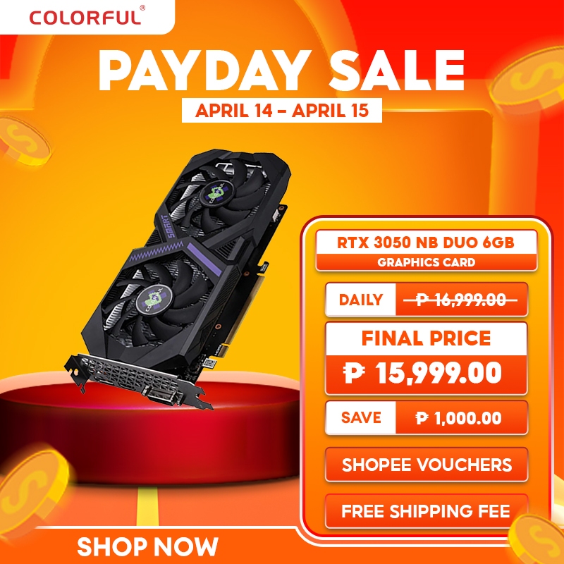 Colorful philippines Facebook ad: Save big with Colorful Philippines shop on Shopee!