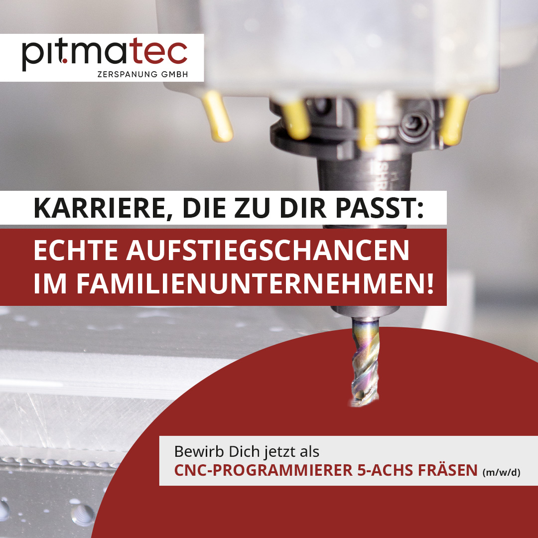 Pitmatec Zerspanung GmbH Facebook ad from Mar 6, 2026