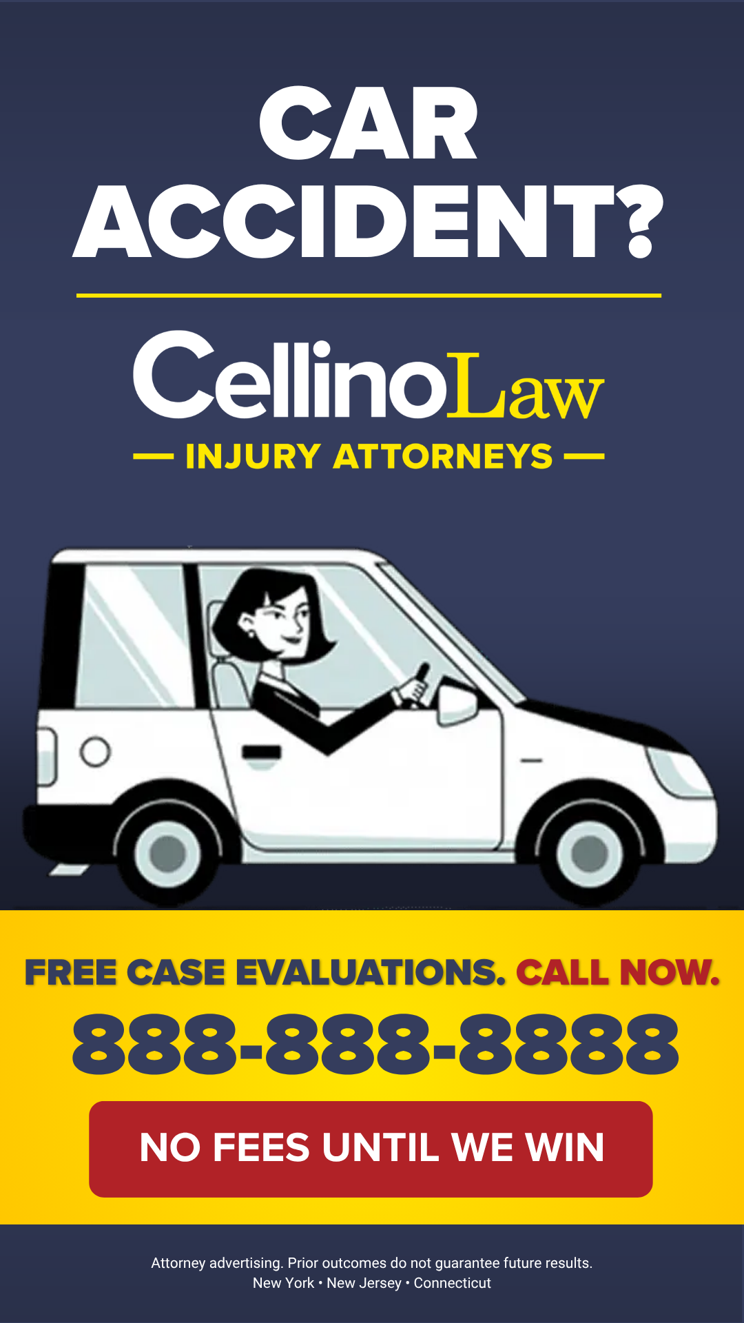 Cellino Law Injury Attorneys Facebook ad