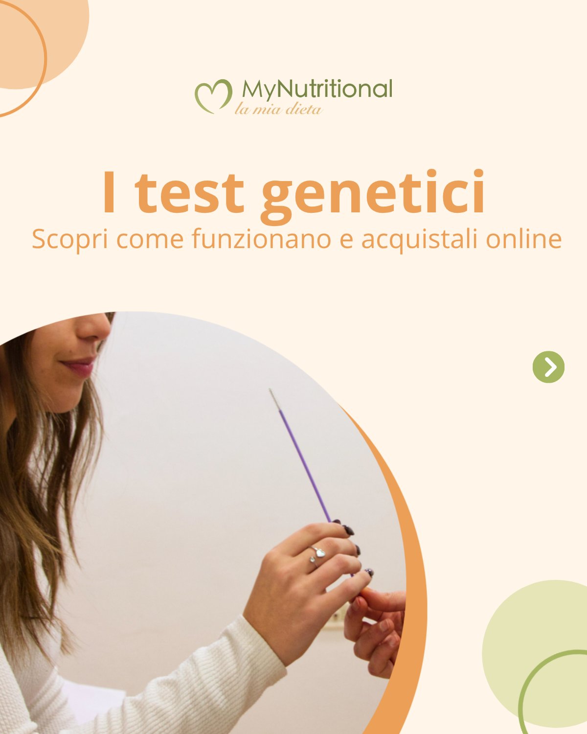 MyNutritional - Nutrizionista Dott Susanna Agnello Facebook ad: Test Genetici: tutto quello che c’è da sapere!