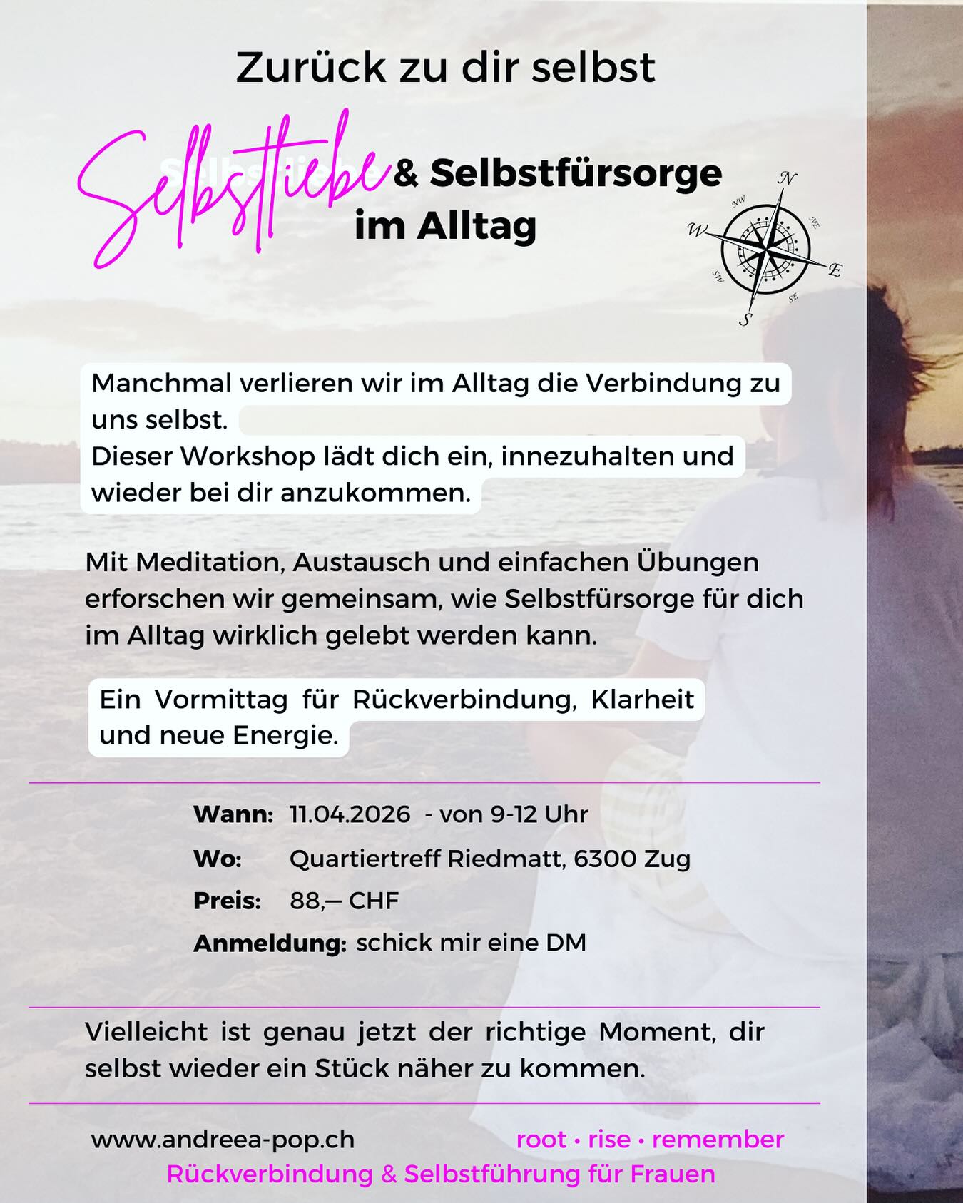 iam.andreea.pop Facebook ad: Selbstfürsorge im Alltag