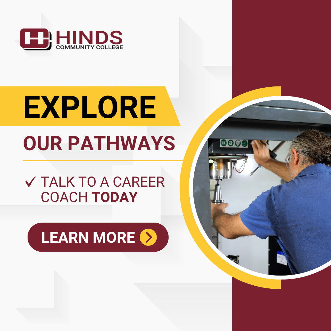Hinds Community College Workforce Division Facebook ad