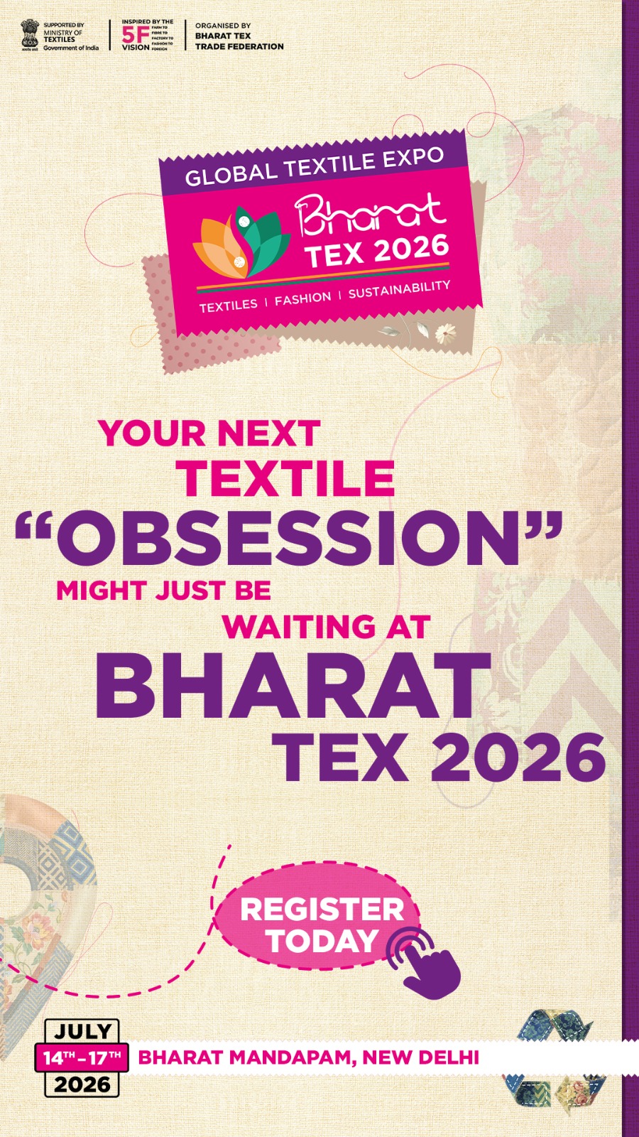 Bharat Tex Facebook ad from May 29, 2026