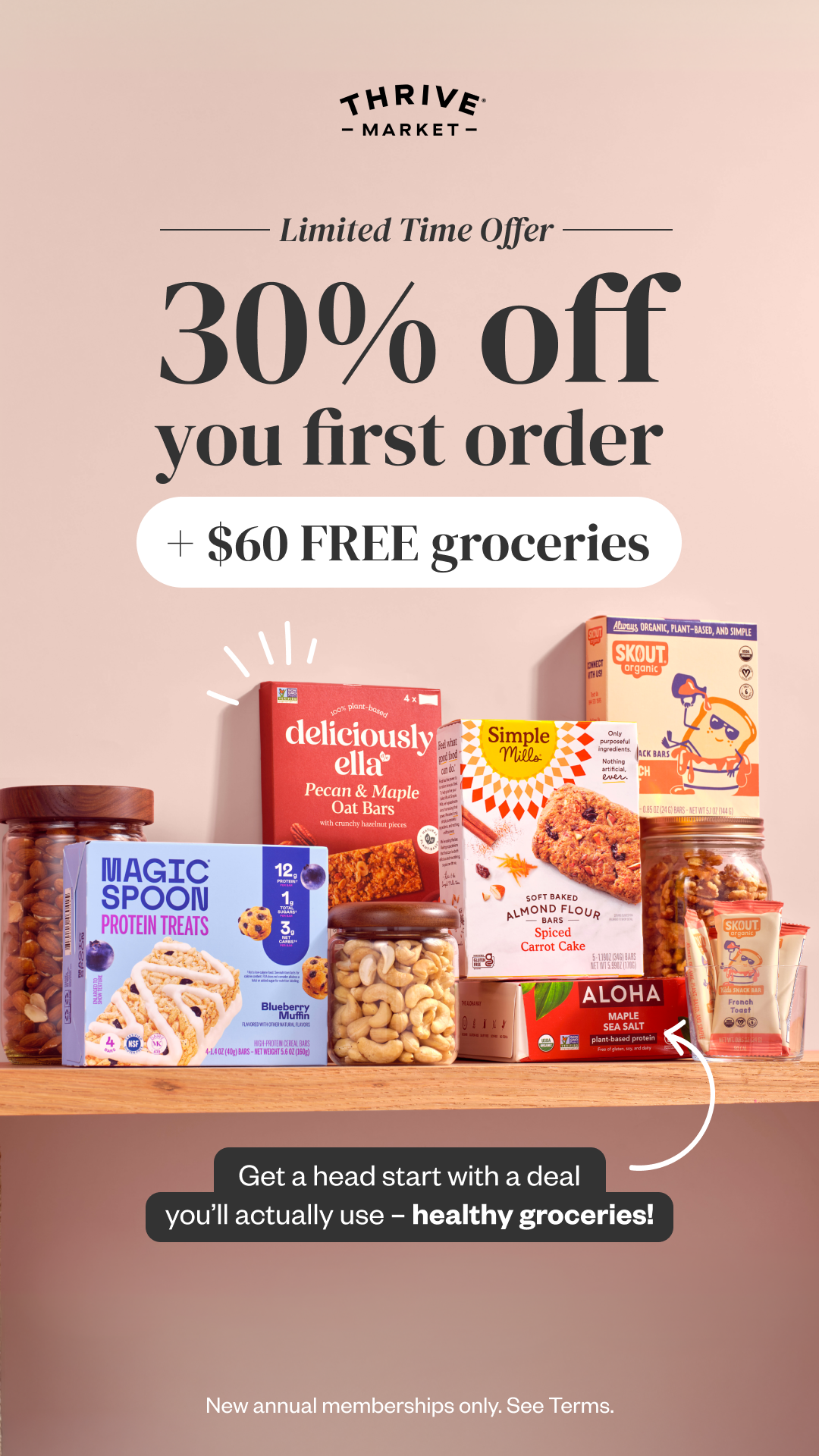 Thrive Market Facebook ad