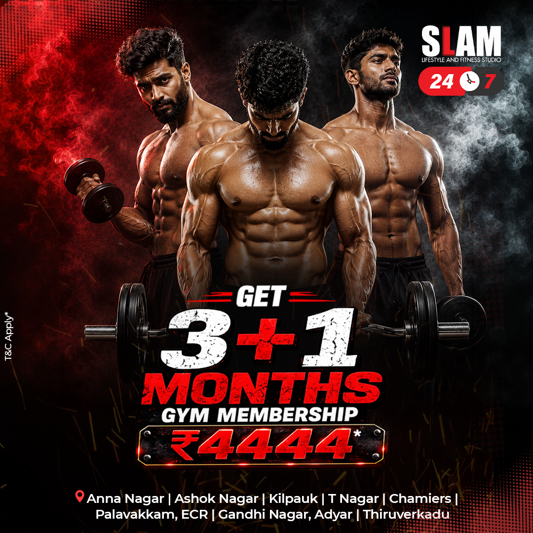 SLAM Lifestyle and Fitness Studio Facebook ad