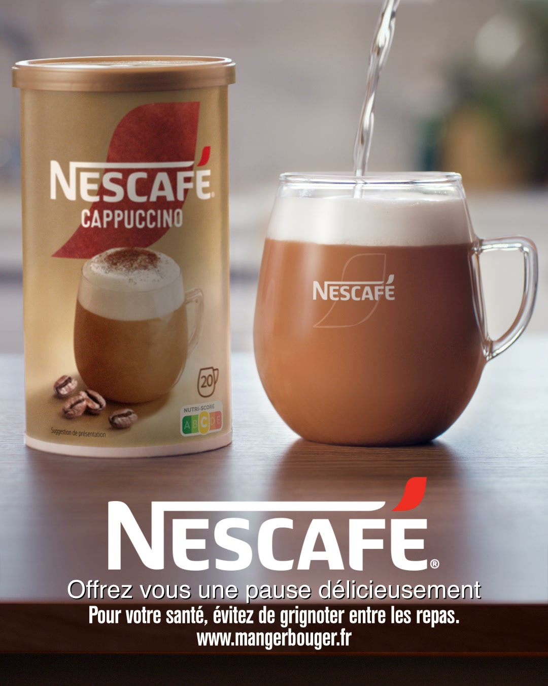 NESCAFÉ Facebook ad: Découvrez la gamme NESCAFÉ Cappuccino