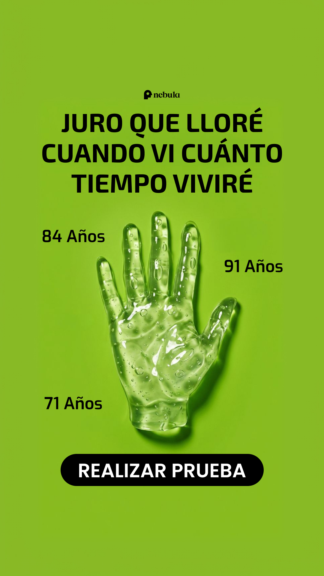 Nebula: Palm Reading Facebook ad