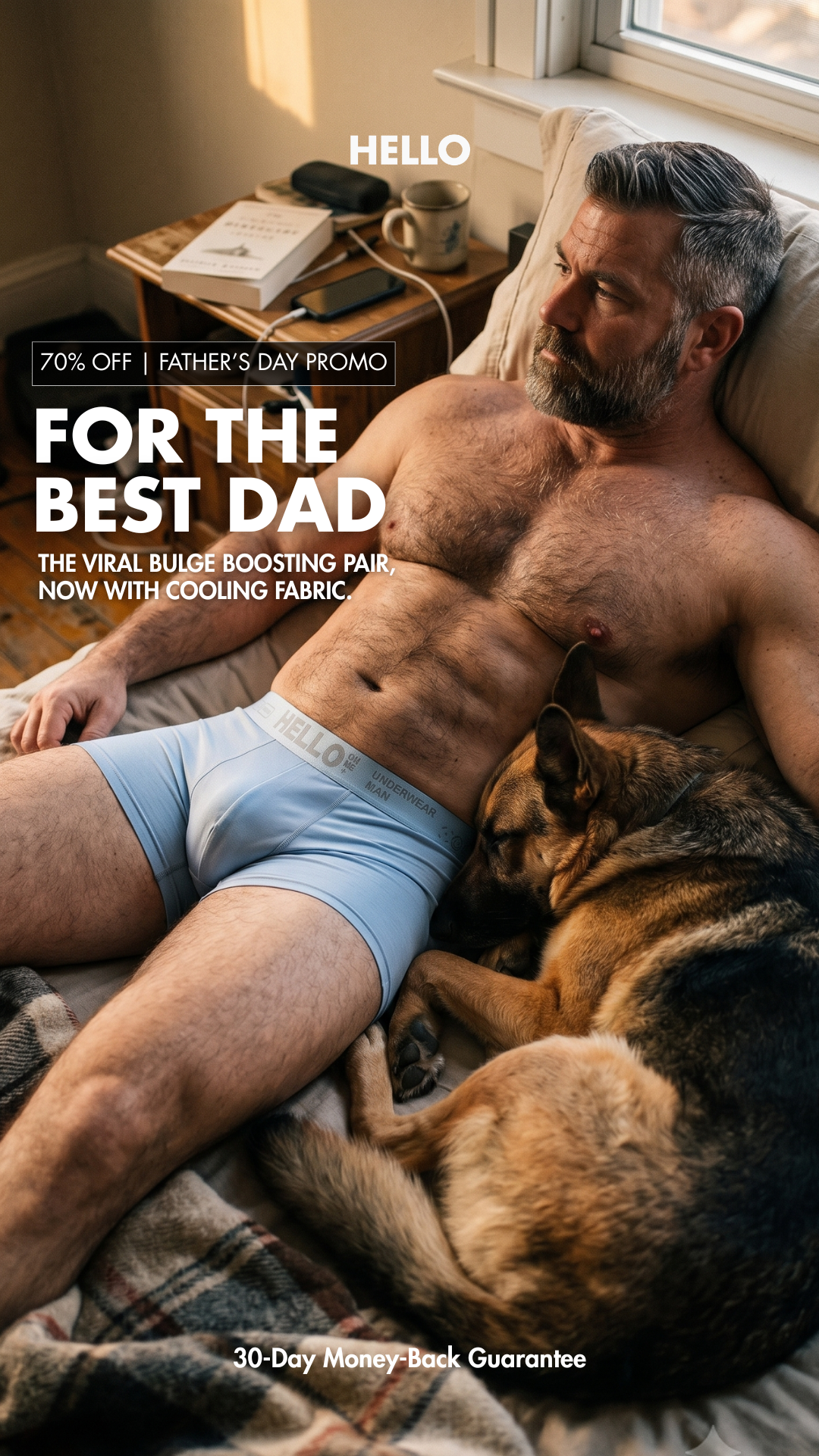 HELLO - The Only Underwear You'll Ever Need Facebook ad