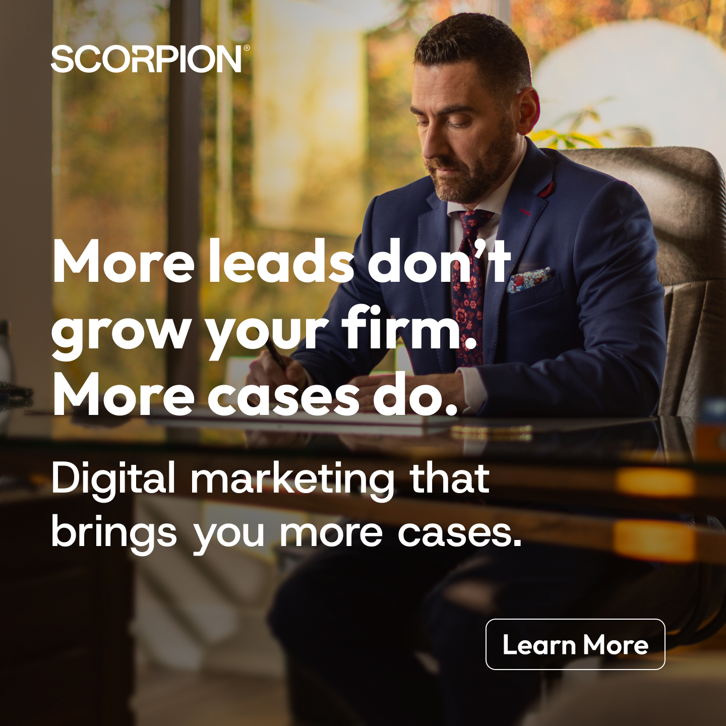 Scorpion Legal Facebook ad