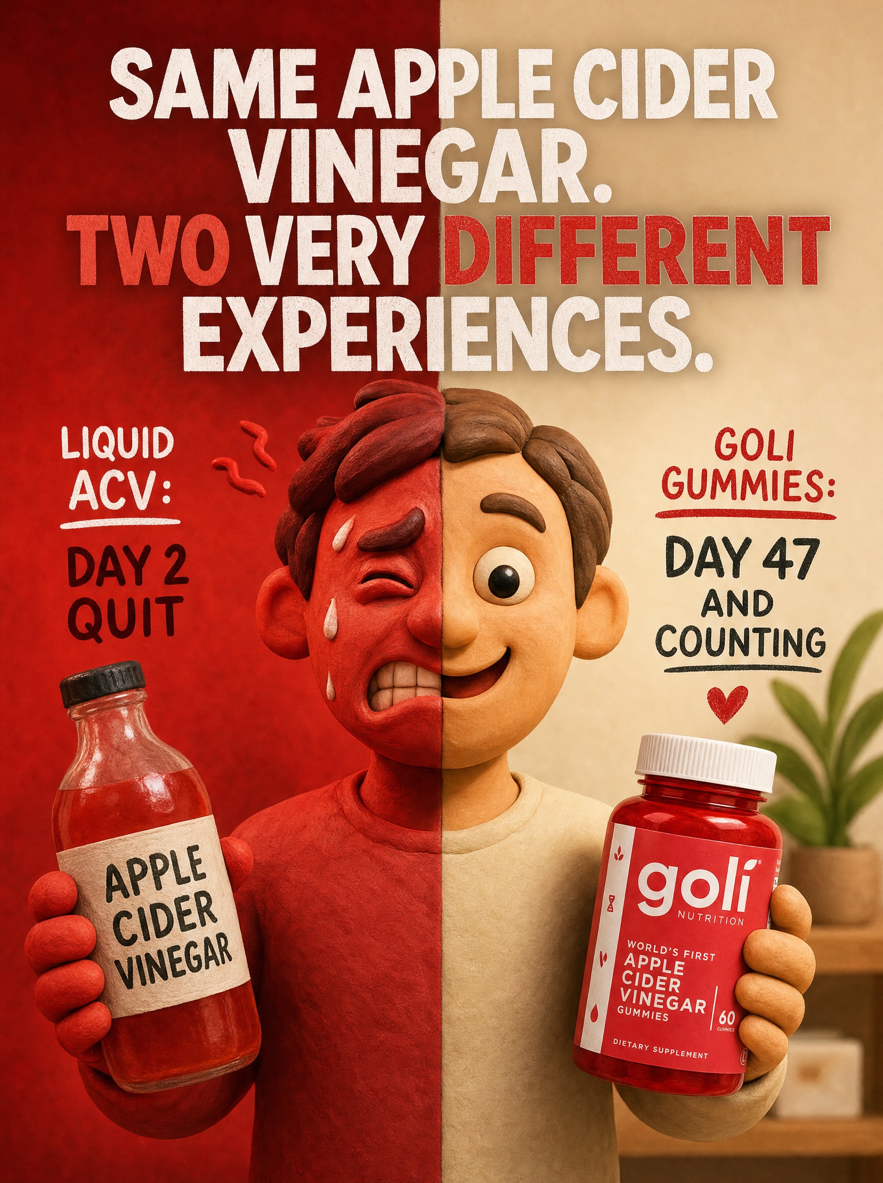 Goli Facebook ad: OVER 60% OFF + 100% FREE Shipping