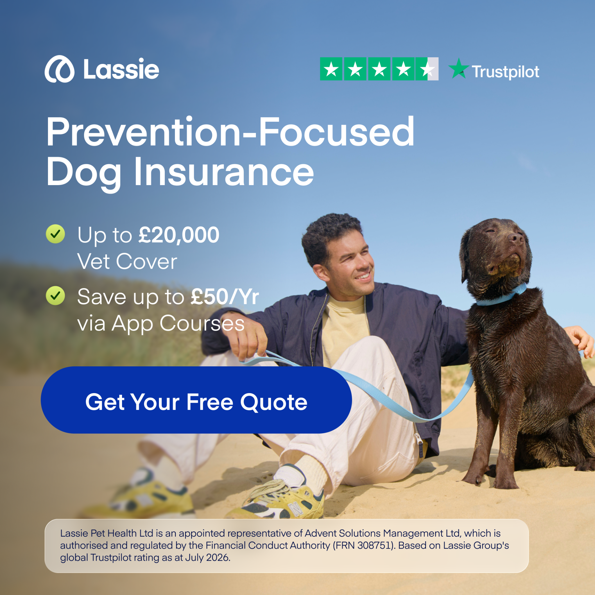 Lassie UK Facebook ad