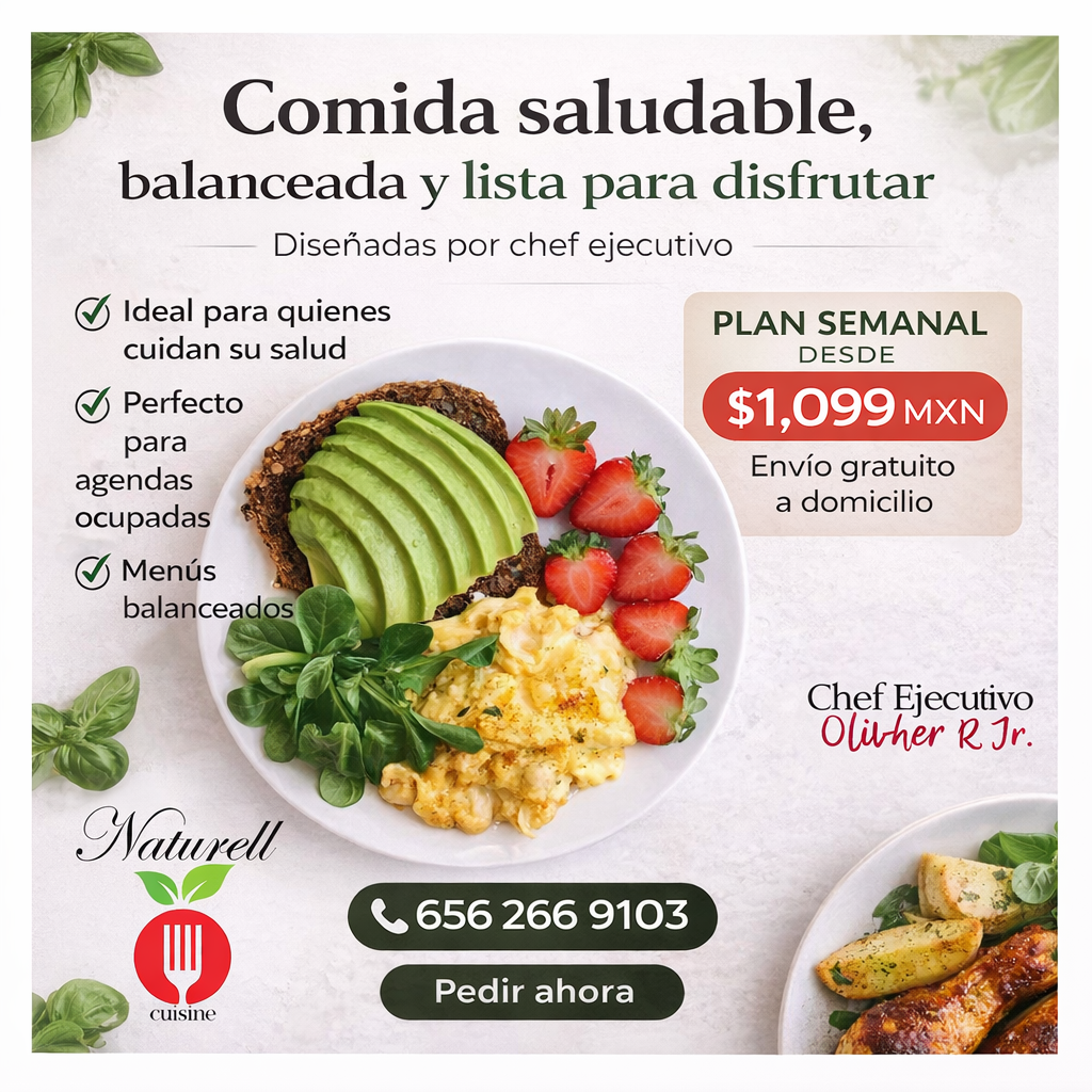 Naturell Cuisine Facebook ad from Feb 19, 2026