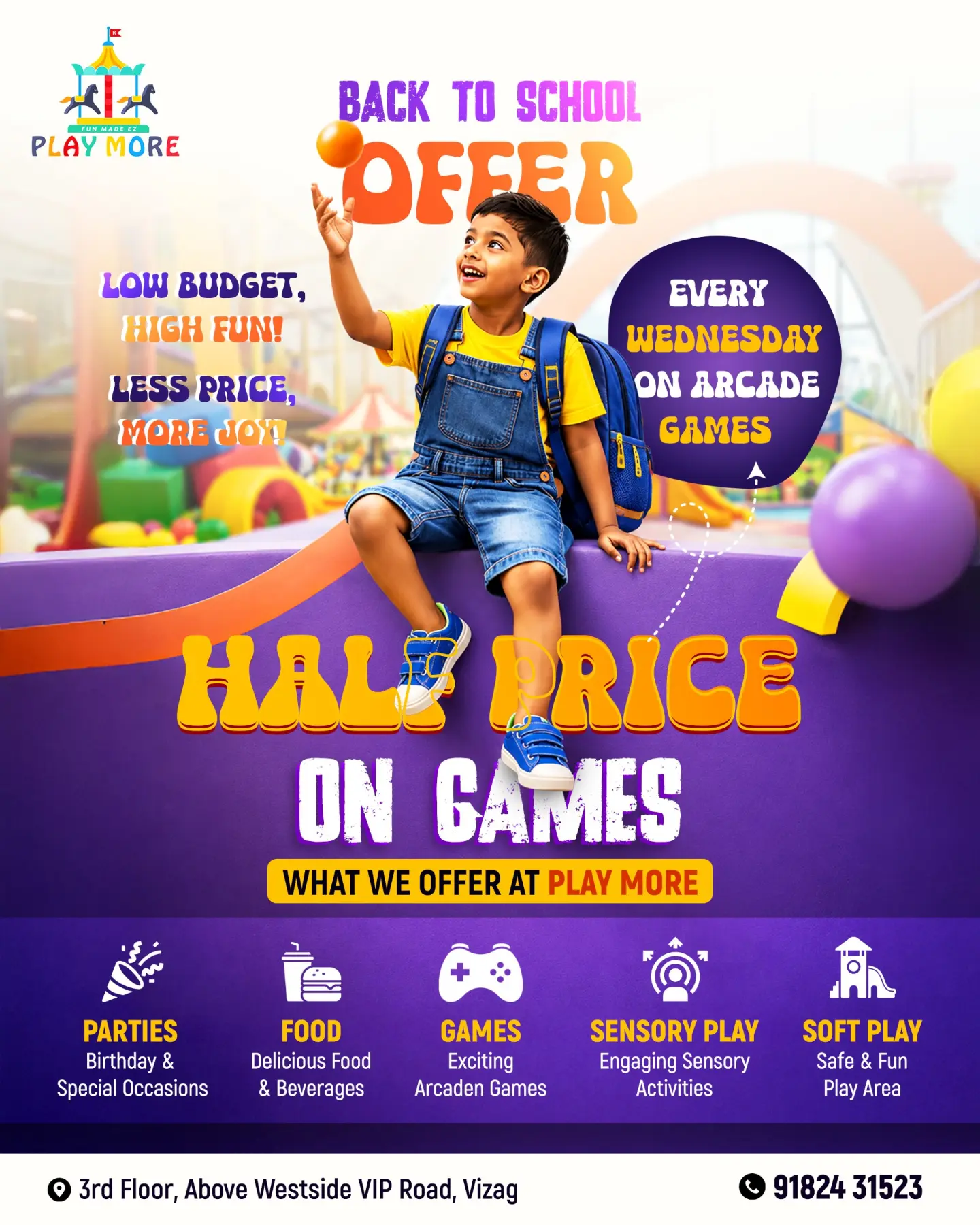 PlayMore Facebook ad