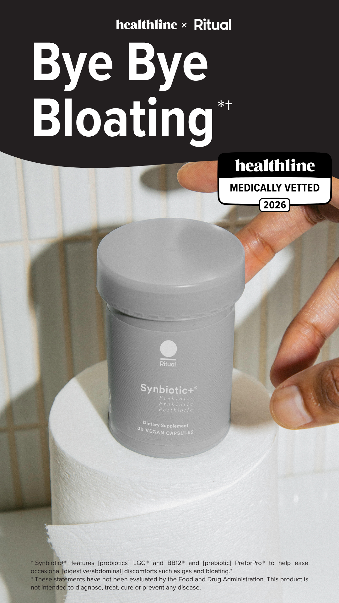 Healthline Facebook ad: Healthline Approved Synbiotic