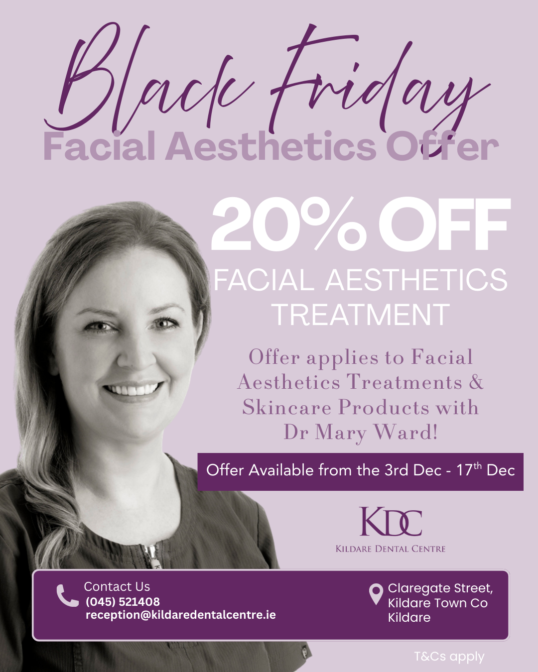 Kildare Dental Centre Facebook ad