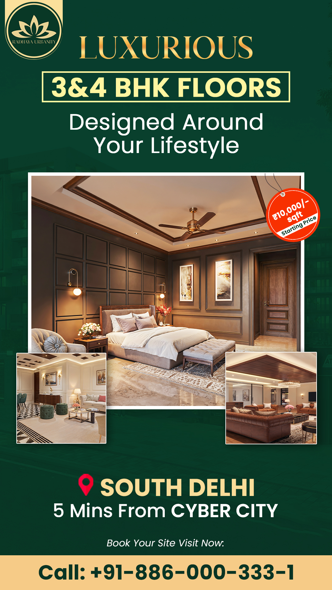 Radhaya Urbanity Facebook ad from Jul 1, 2026