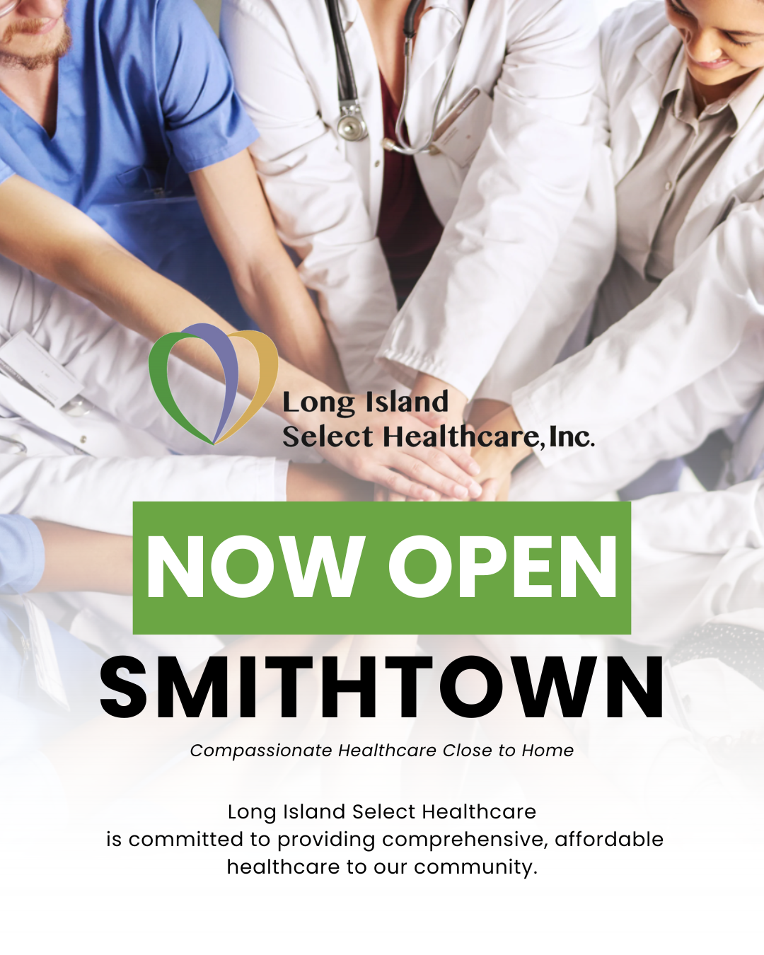 Long Island Select Healthcare, Inc. Facebook ad: Need a psychiatrist but can't wait months for…