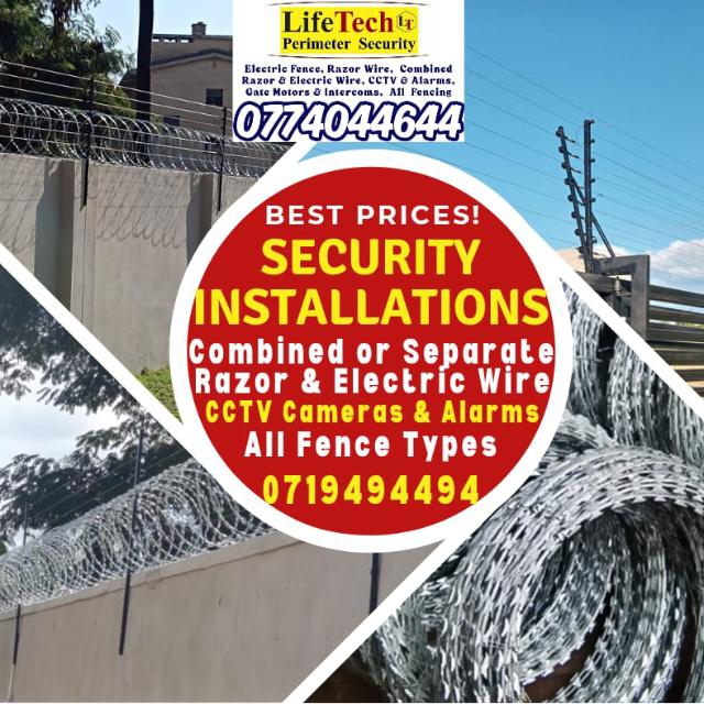 Lifetech Zimbabwe Facebook ad: ELECTRIC FENCE