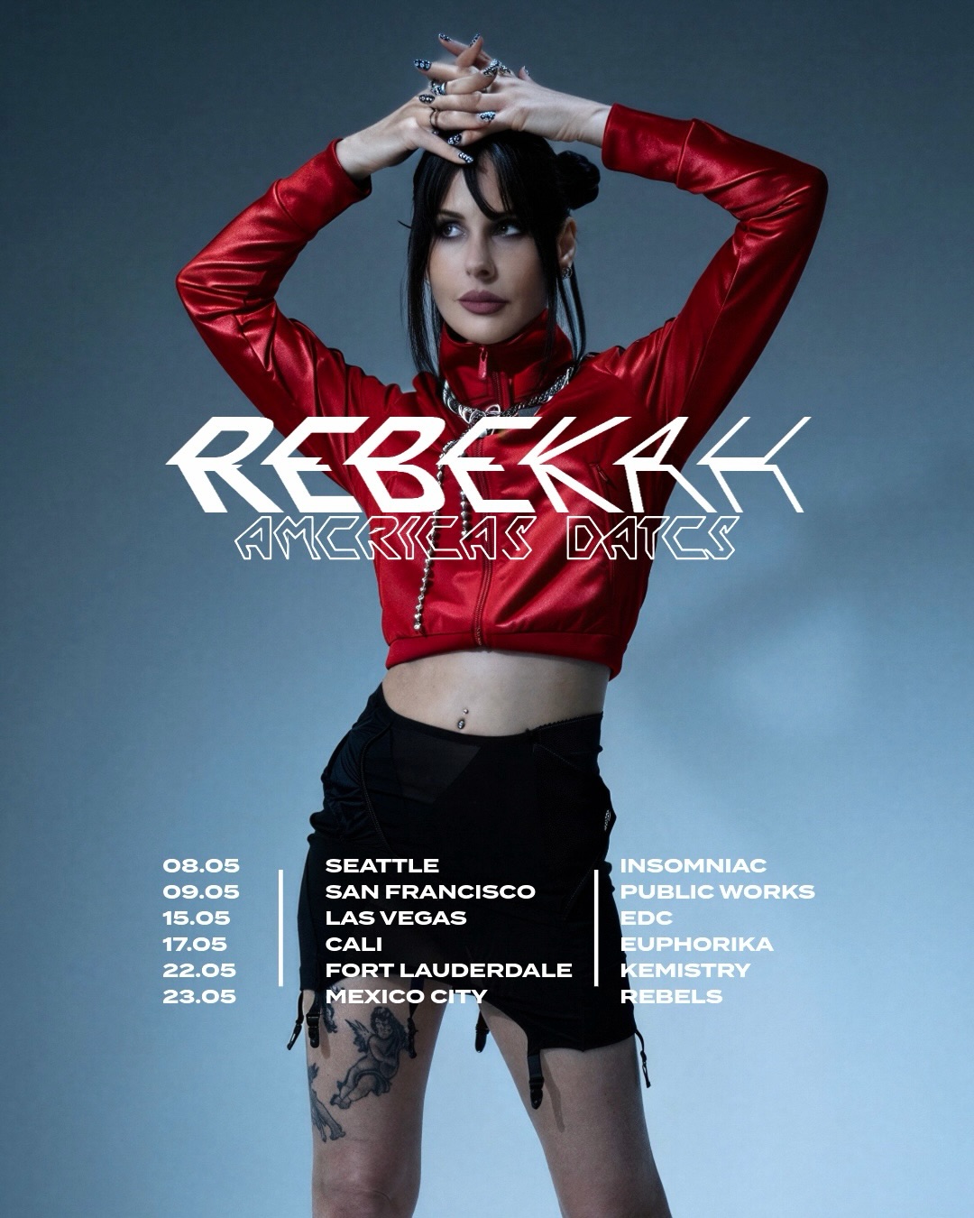 Rebekah Facebook ad: HARD INDUSTRIAL MAMA BACK ON TOUR