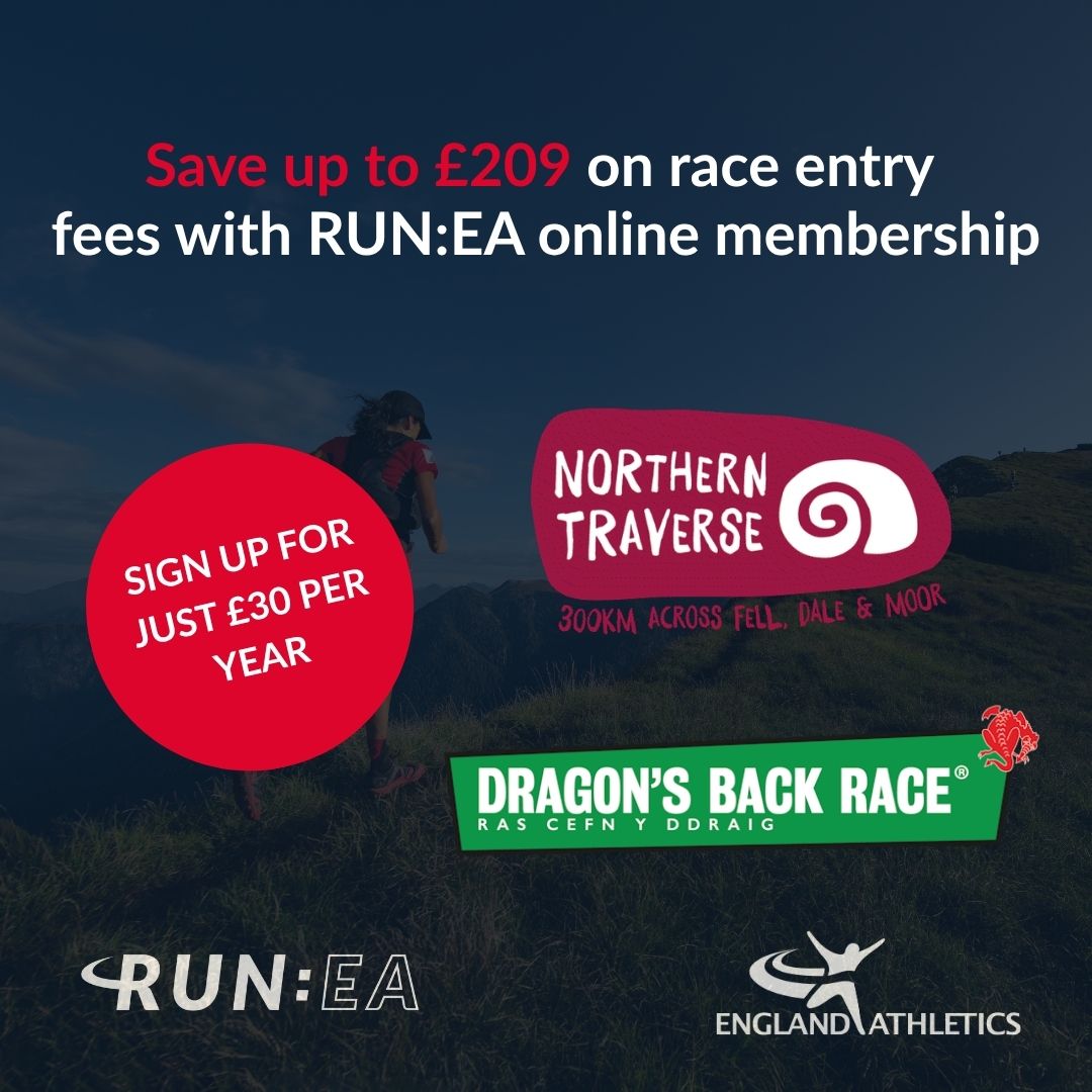 England Athletics Facebook ad: Your Pace. Your Space. Your Rules.