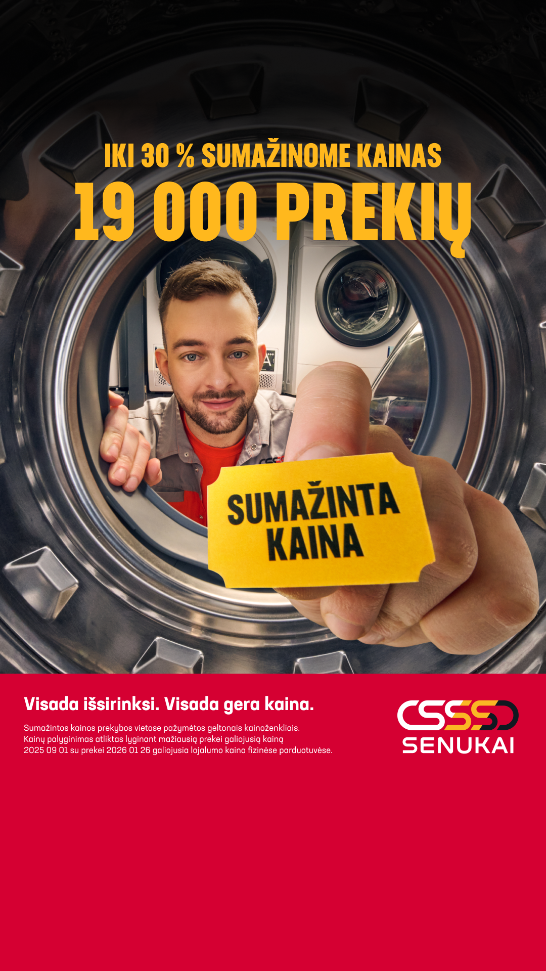 Senukai Facebook ad