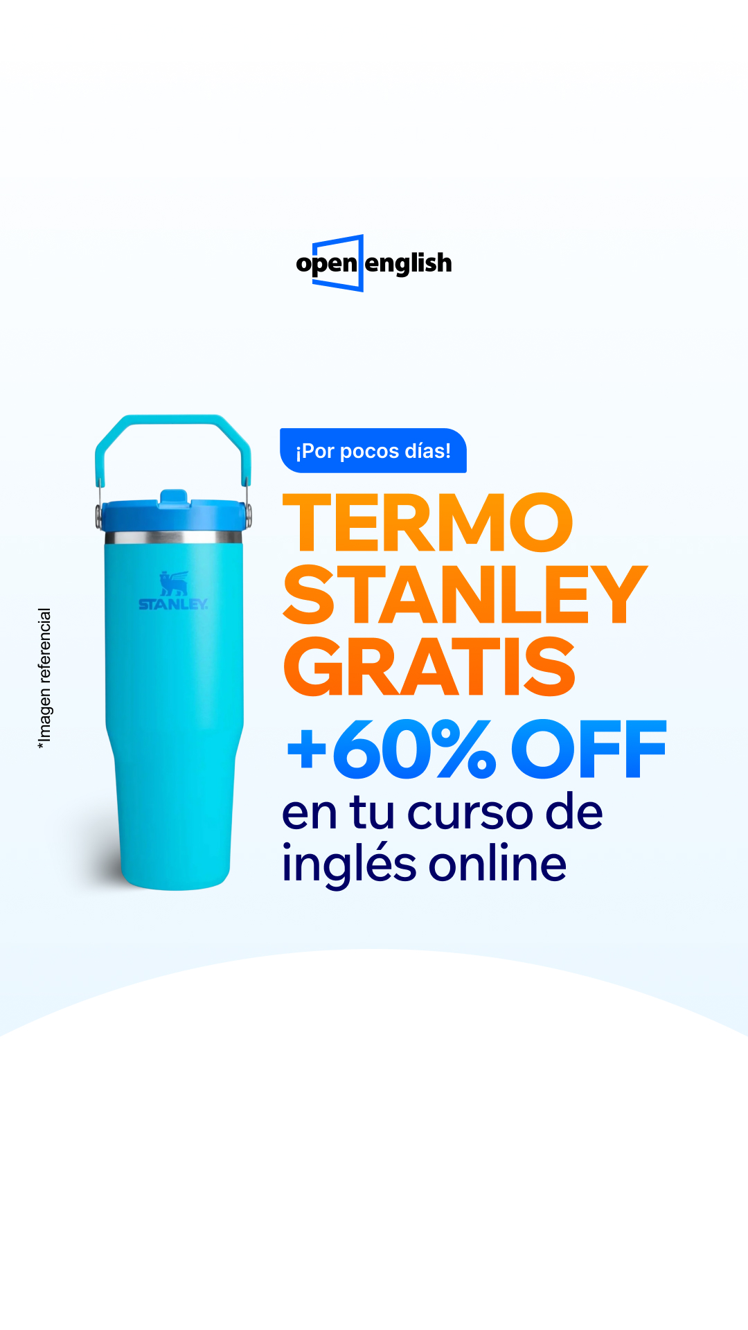 Open English Facebook ad