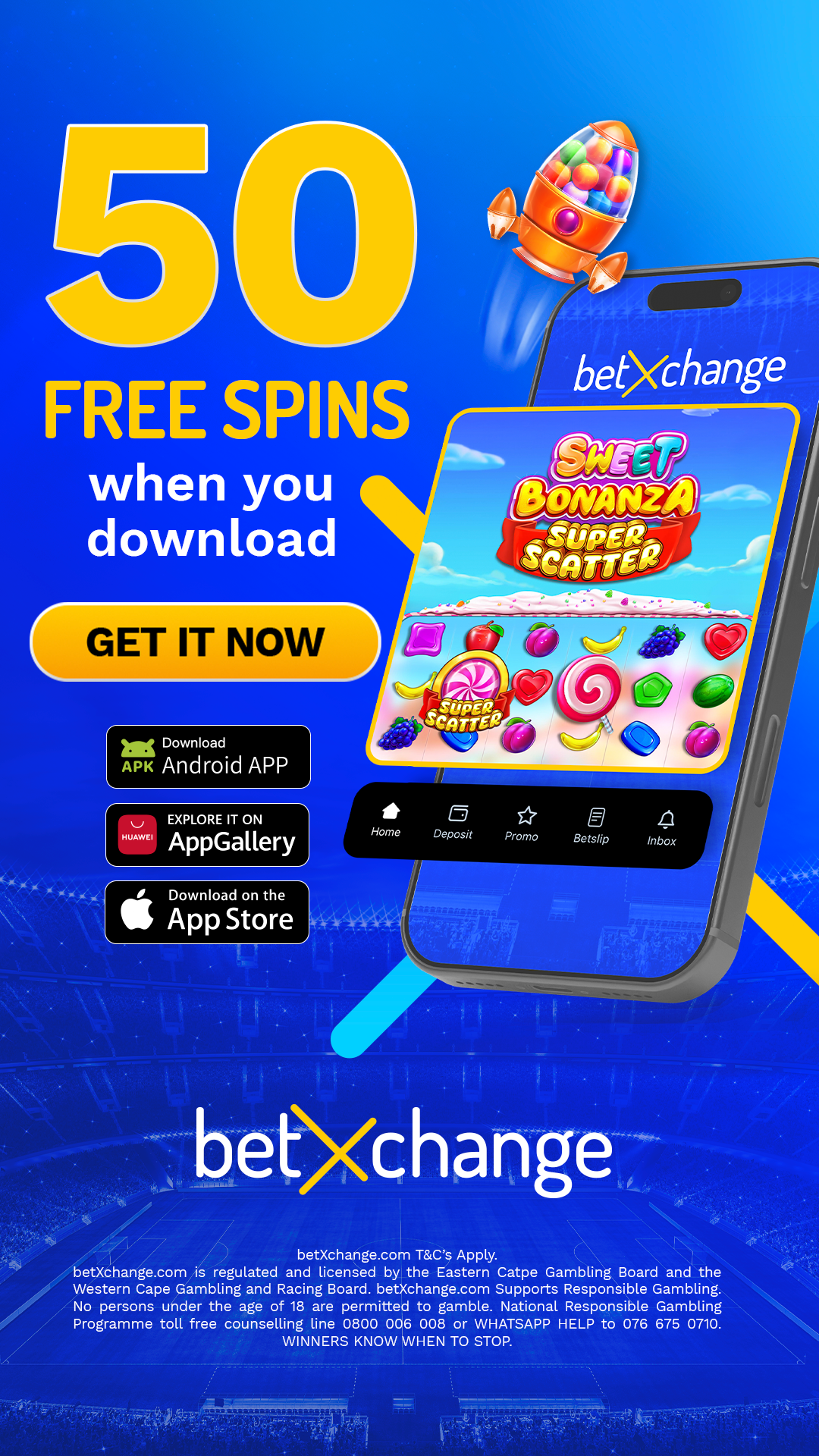 BetXchange South Africa Facebook ad