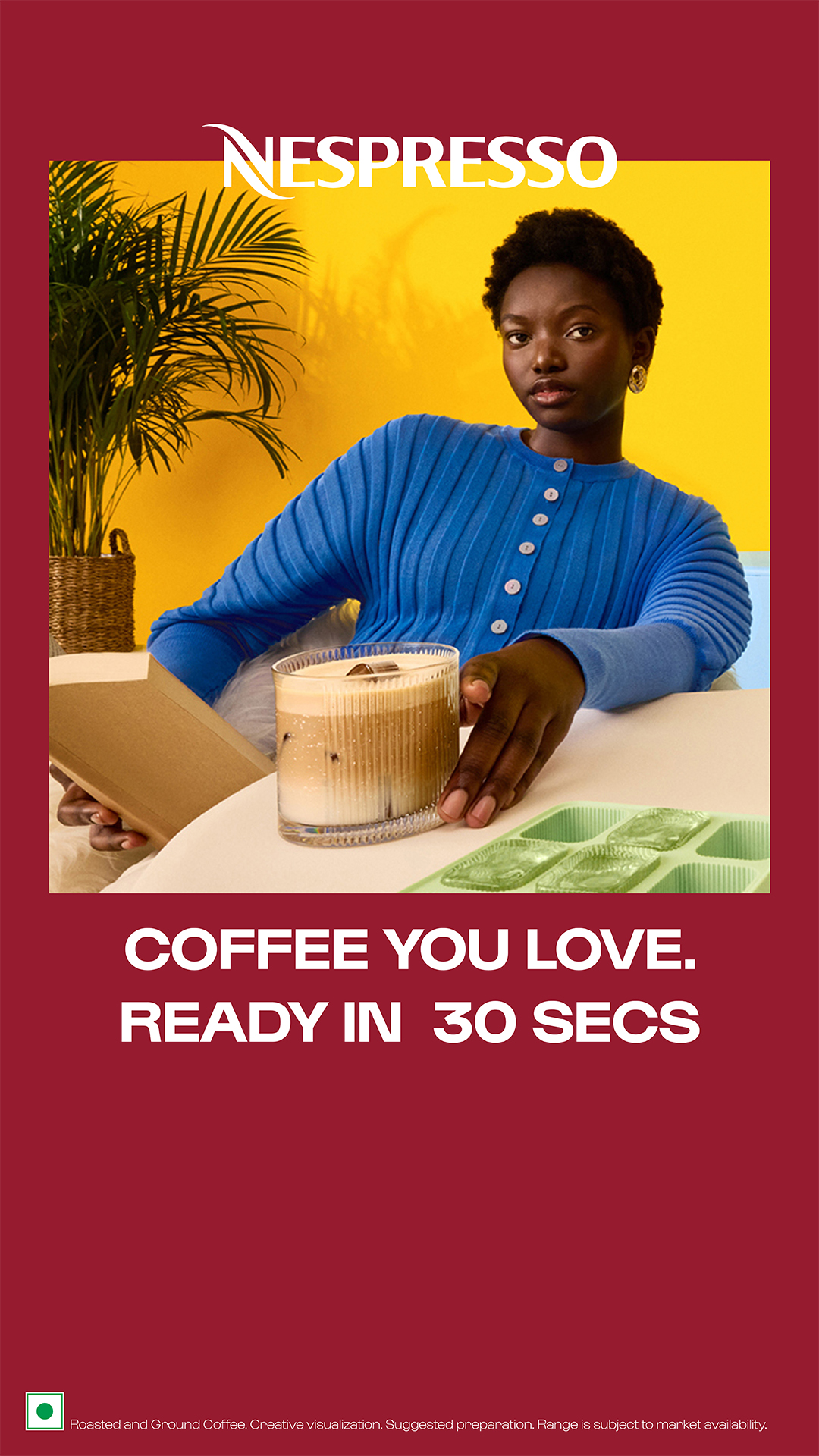 Nespresso Facebook ad: Your Coffee Moment, Anytime