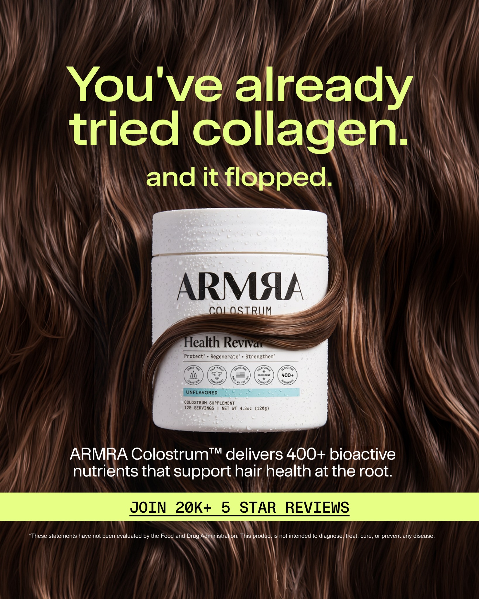 ARMRA Facebook ad