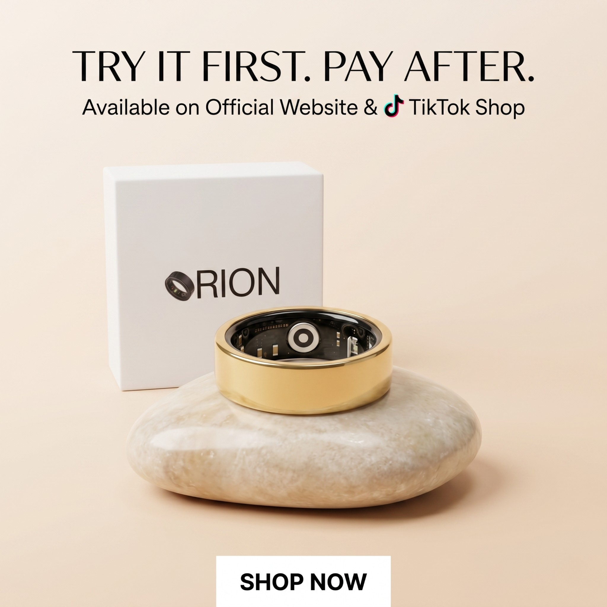 Orion Smart Ring PH Facebook ad: They’ve been stressed.