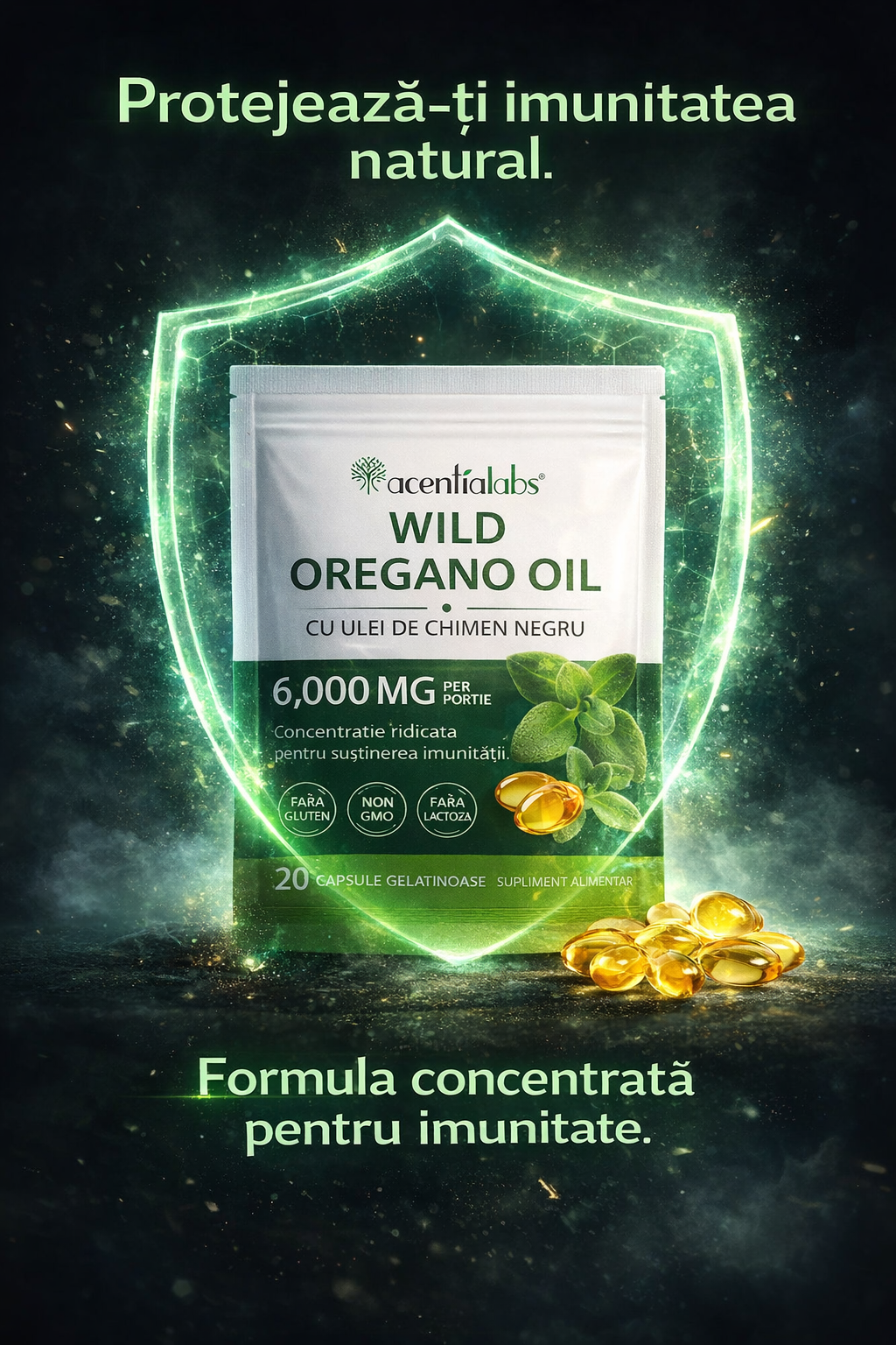 Oreganic.ro Facebook ad from Feb 11, 2026