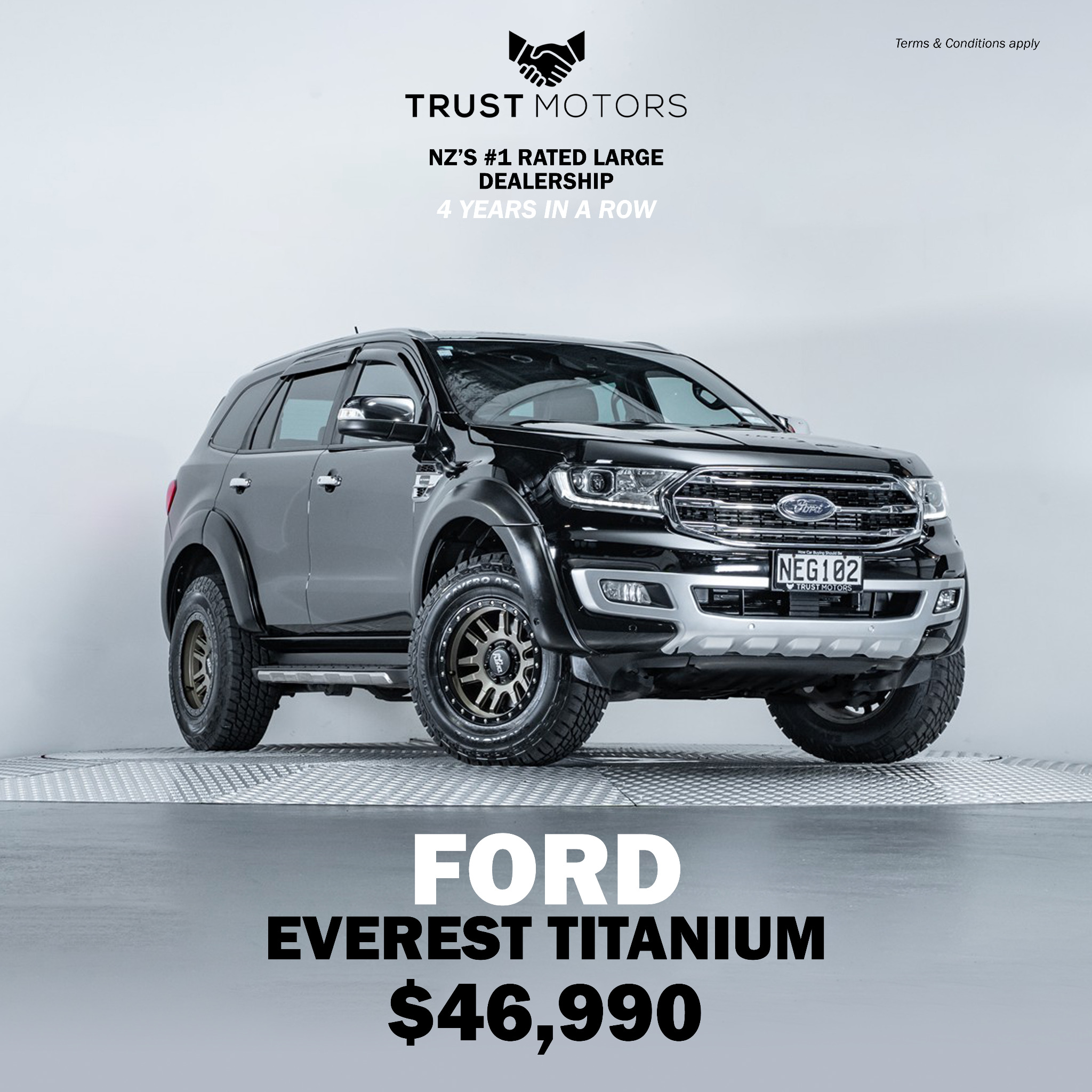 Trust Motors NZ Facebook ad