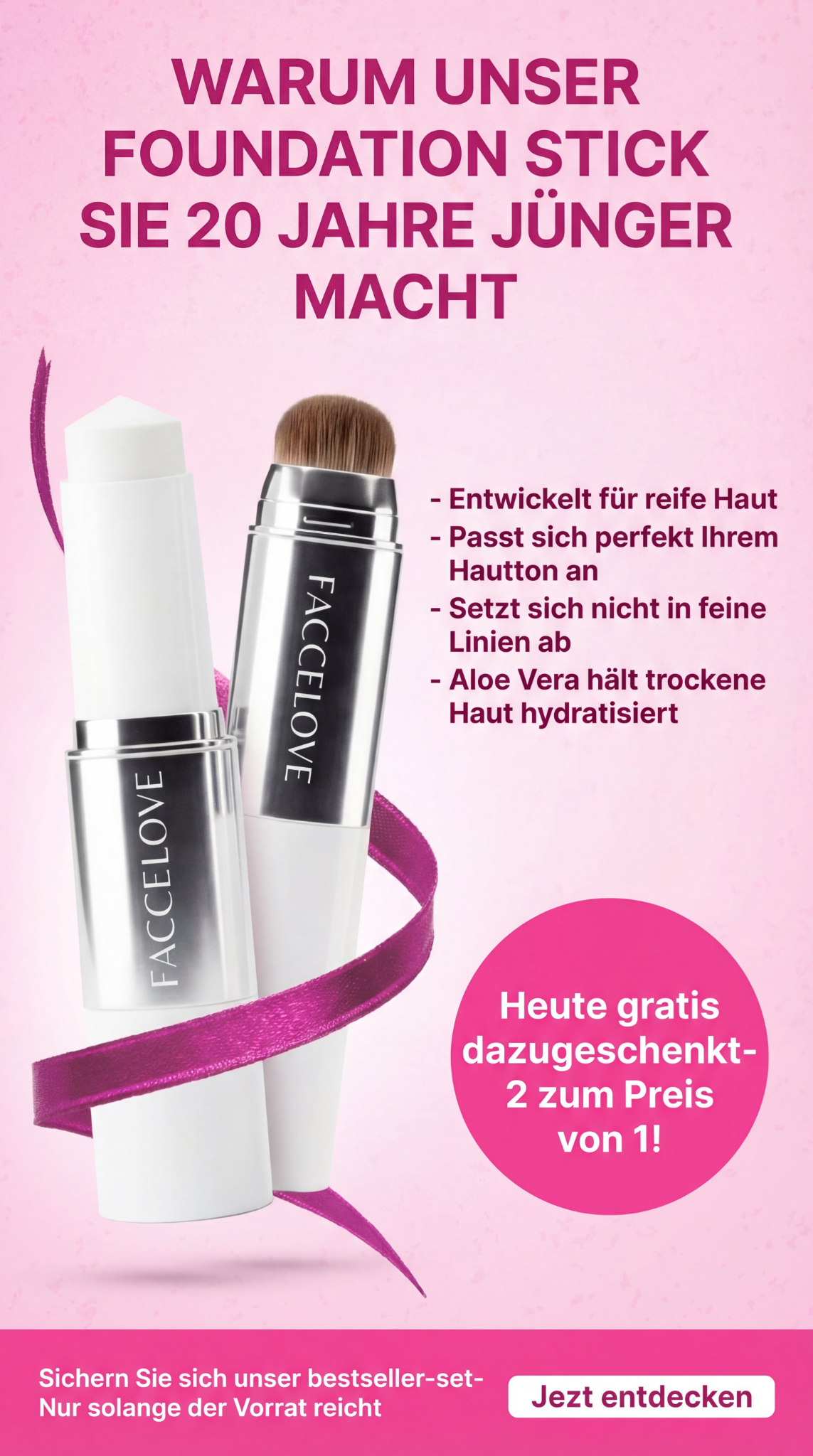 Faccelove Cosmetics Facebook ad