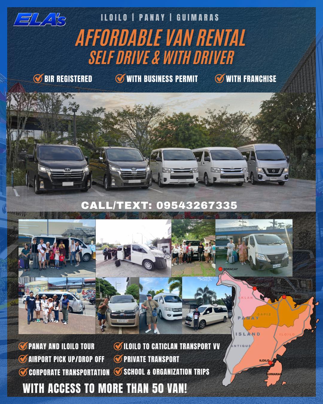 ELA's Car Rental - Iloilo Facebook ad