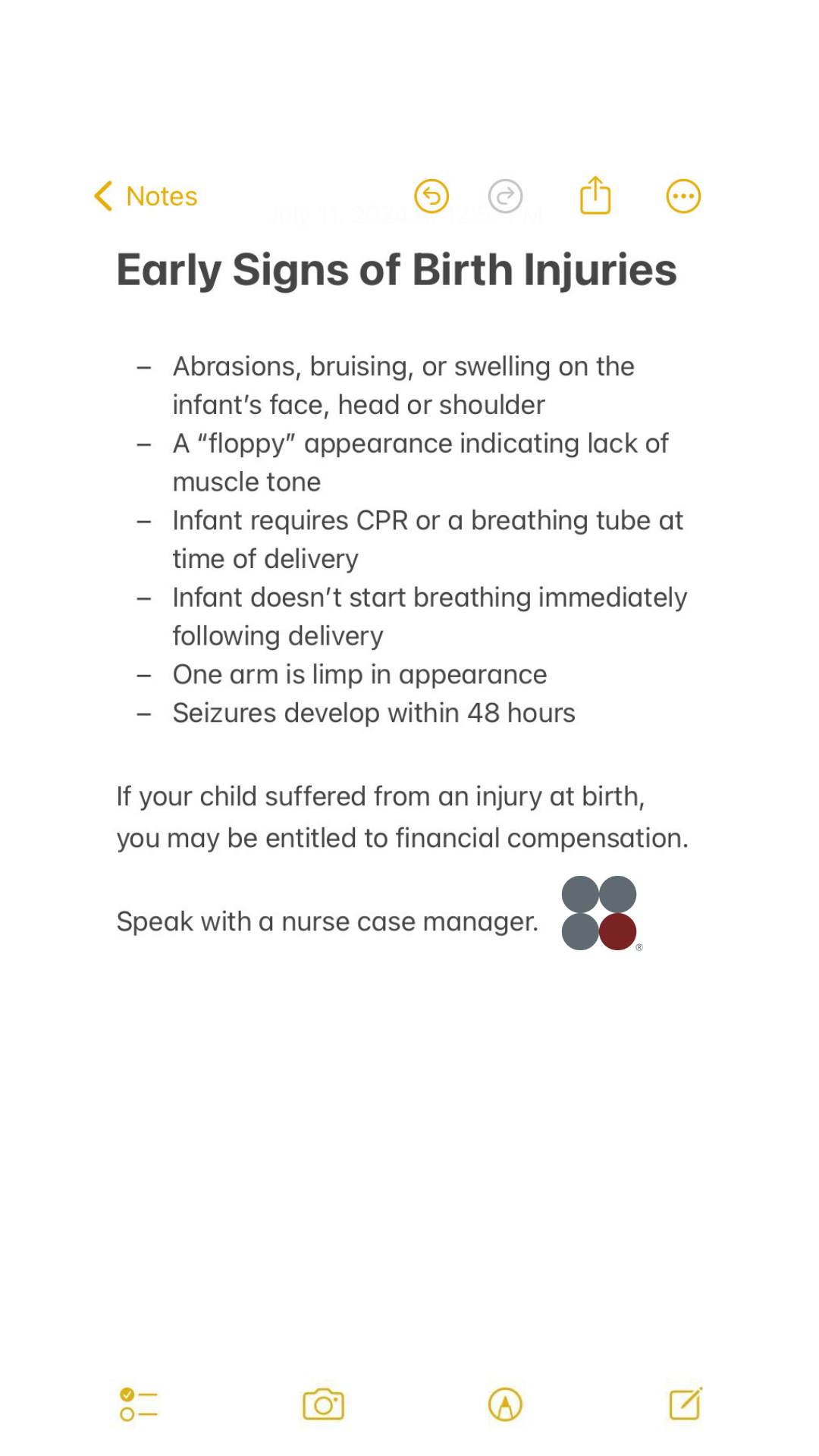 Sokolove Law Facebook ad