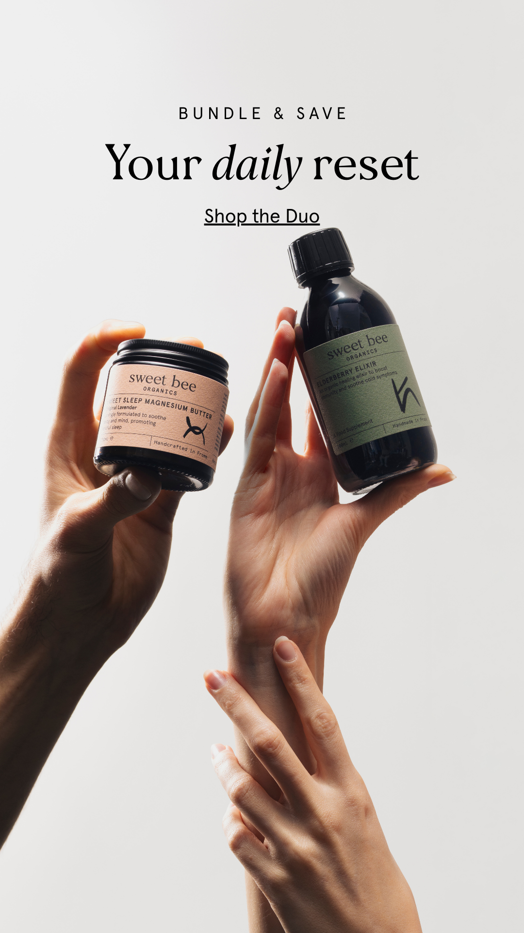 Sweet Bee Organics Facebook ad