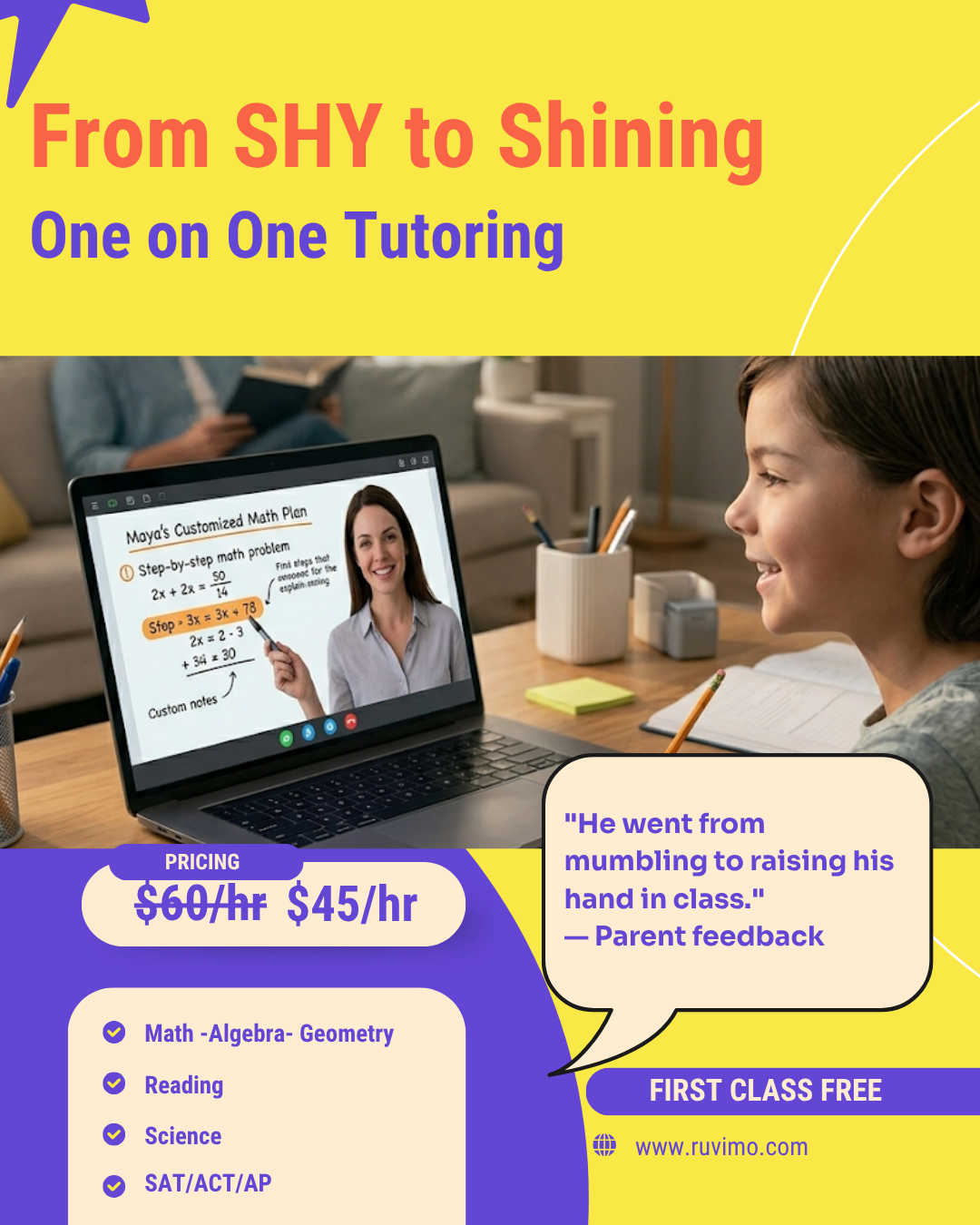 Ruvimo Facebook ad