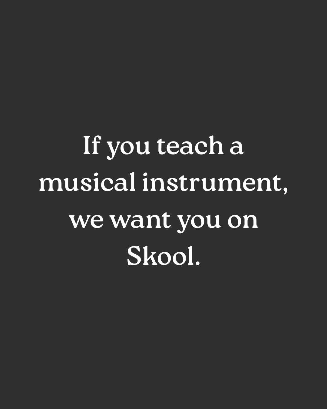 Skool Facebook ad