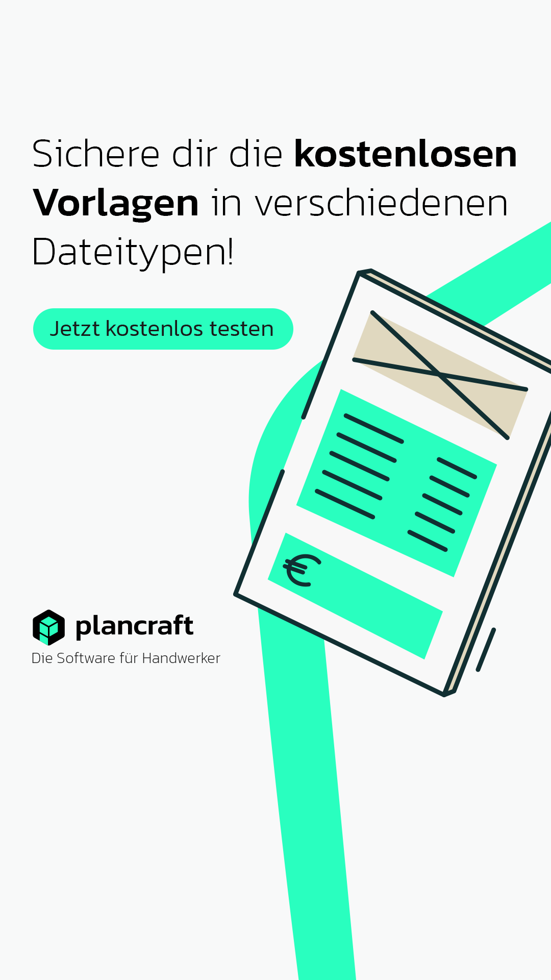 Plancraft - Einfache Handwerkersoftware Facebook ad