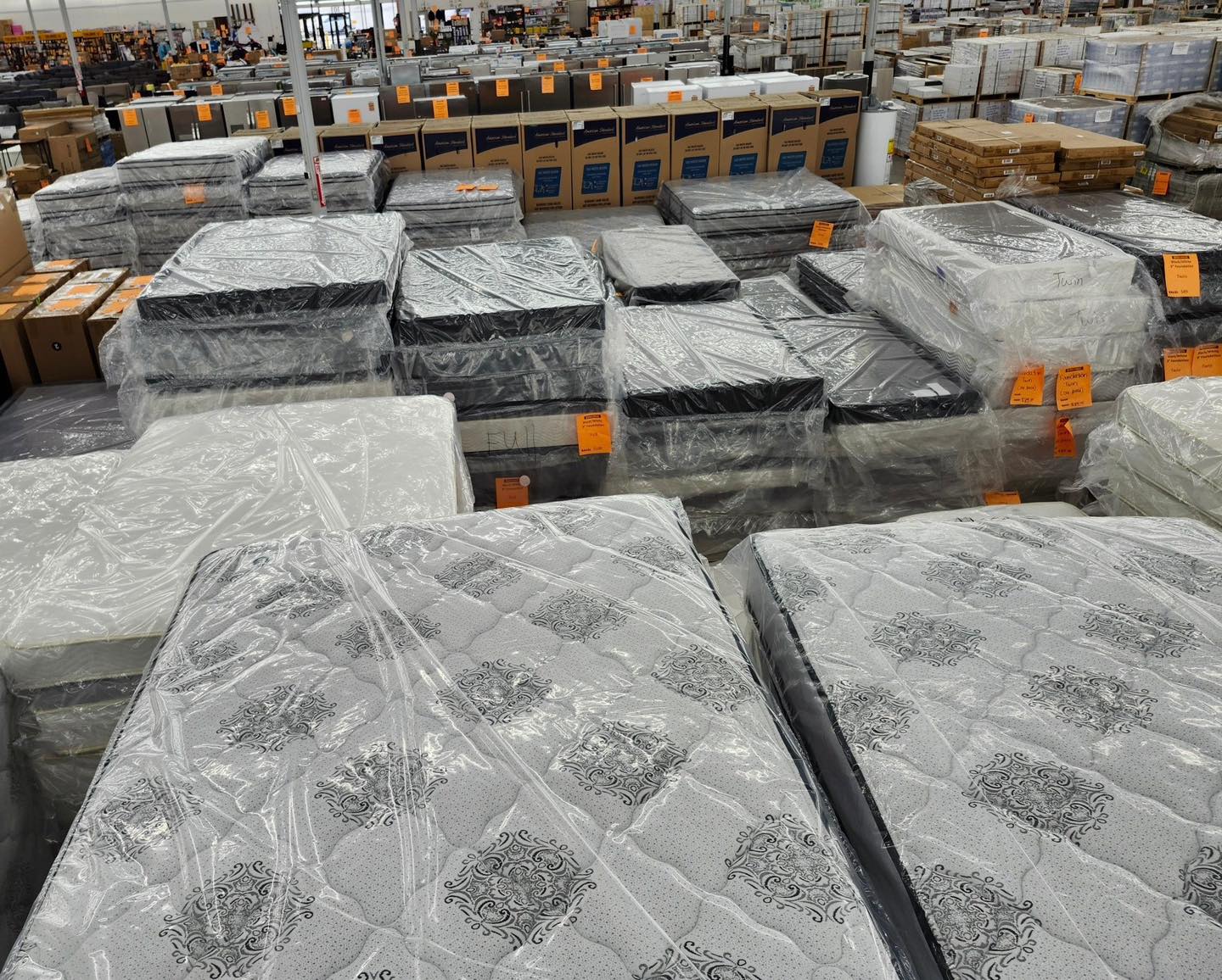 Ottawa Warehouse Bargains Facebook ad: MASSIVE SAVINGS DIRECTLY TO THE PUBLIC!