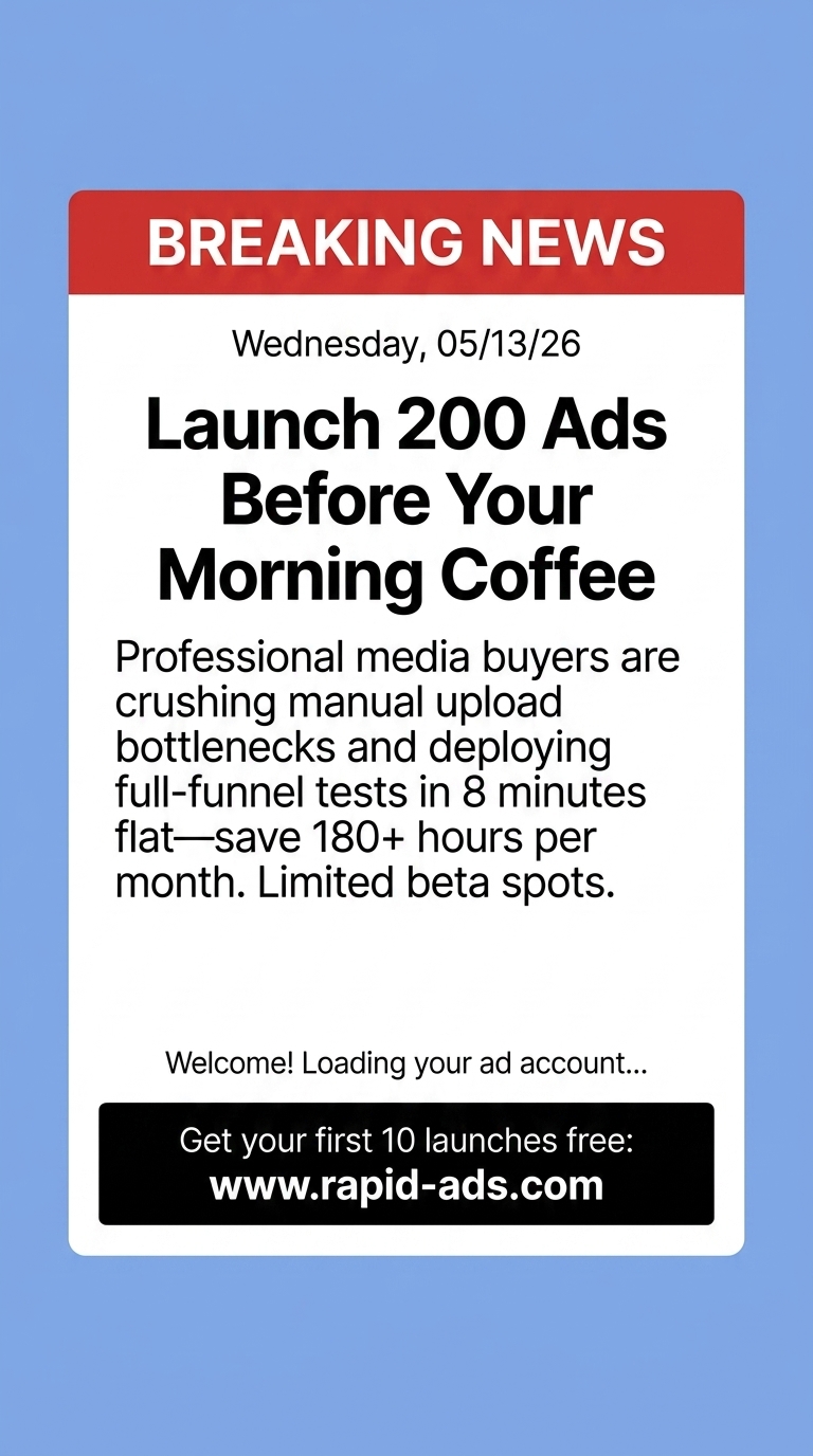 Rapid Ads Facebook ad