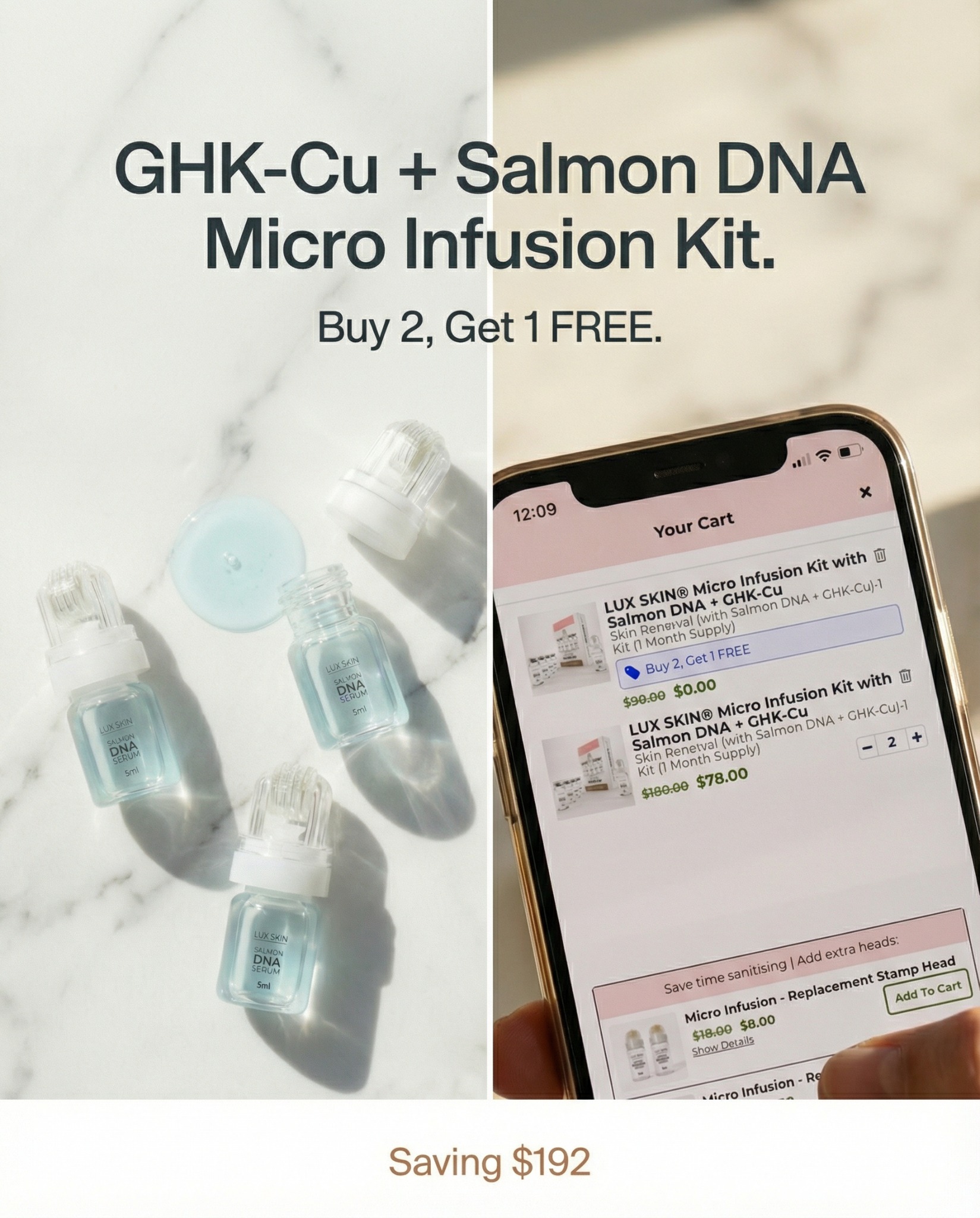LUX SKIN Facebook ad