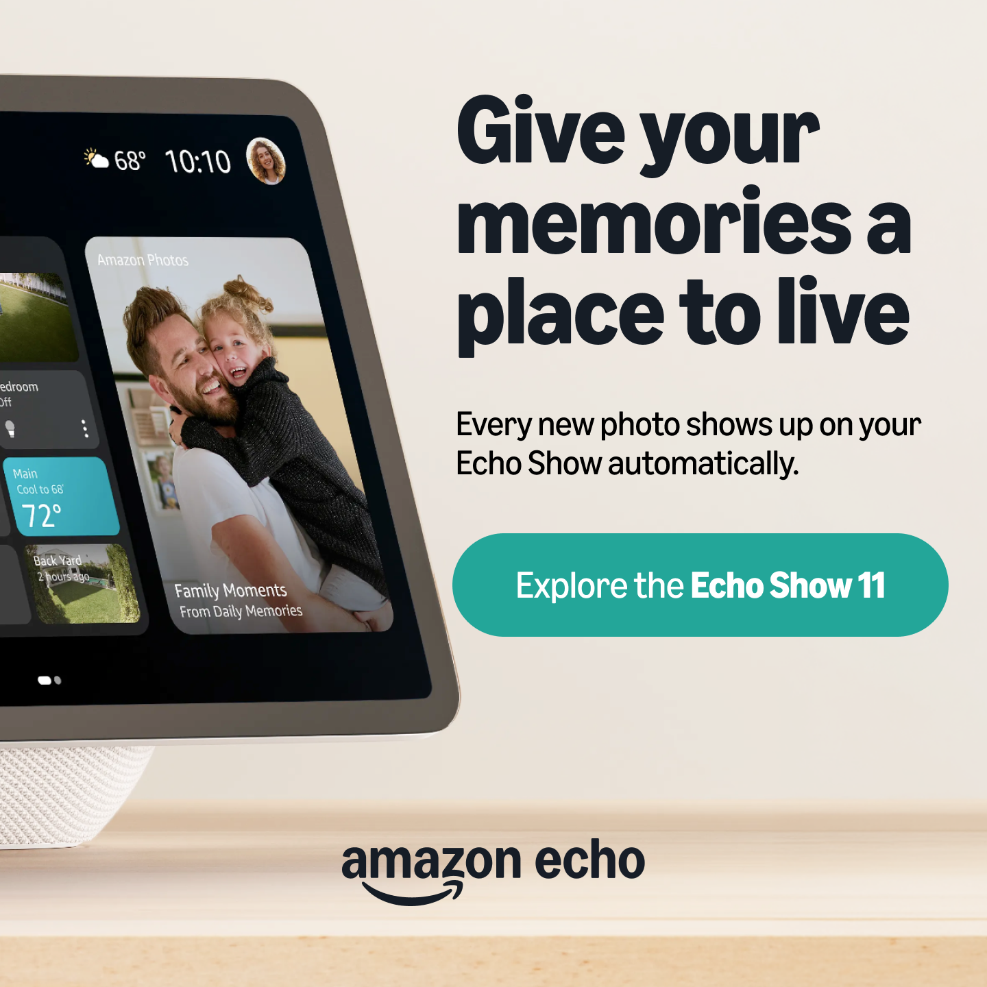 Amazon Photos Facebook ad