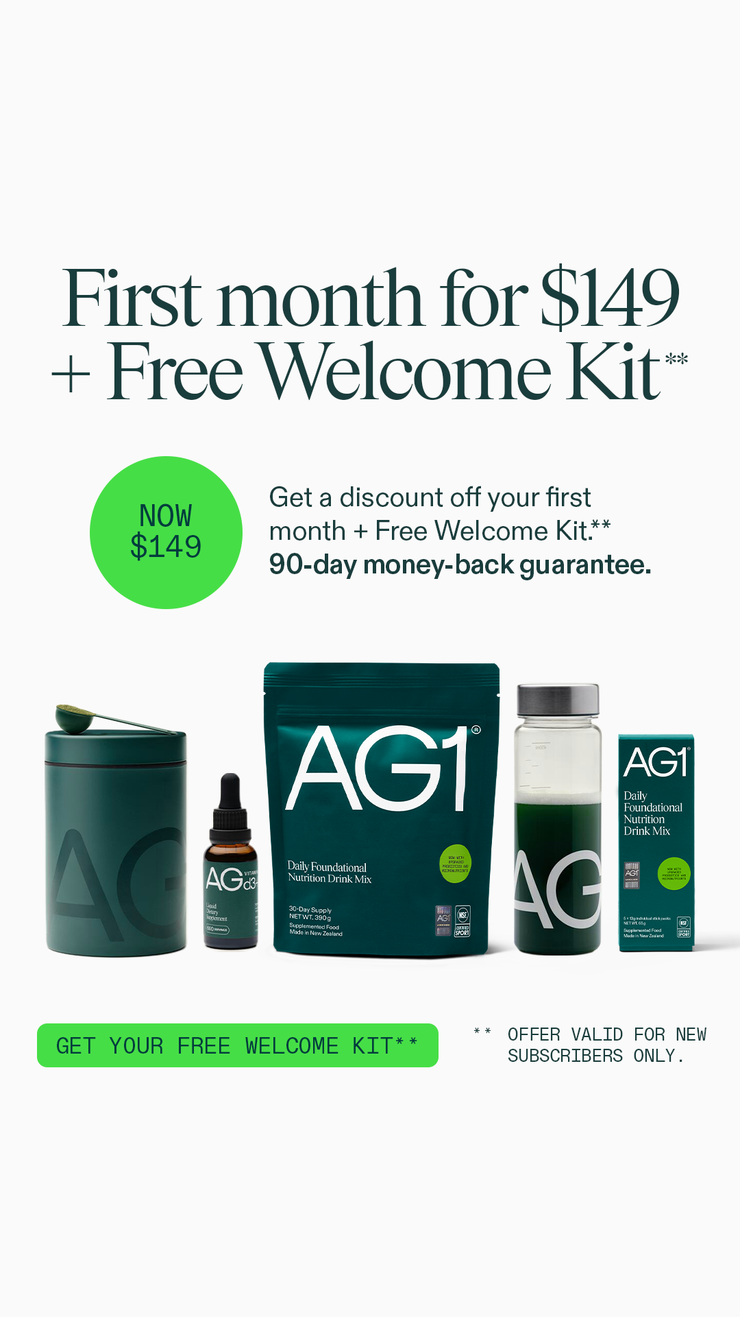 AG1 by Athletic Greens Facebook ad